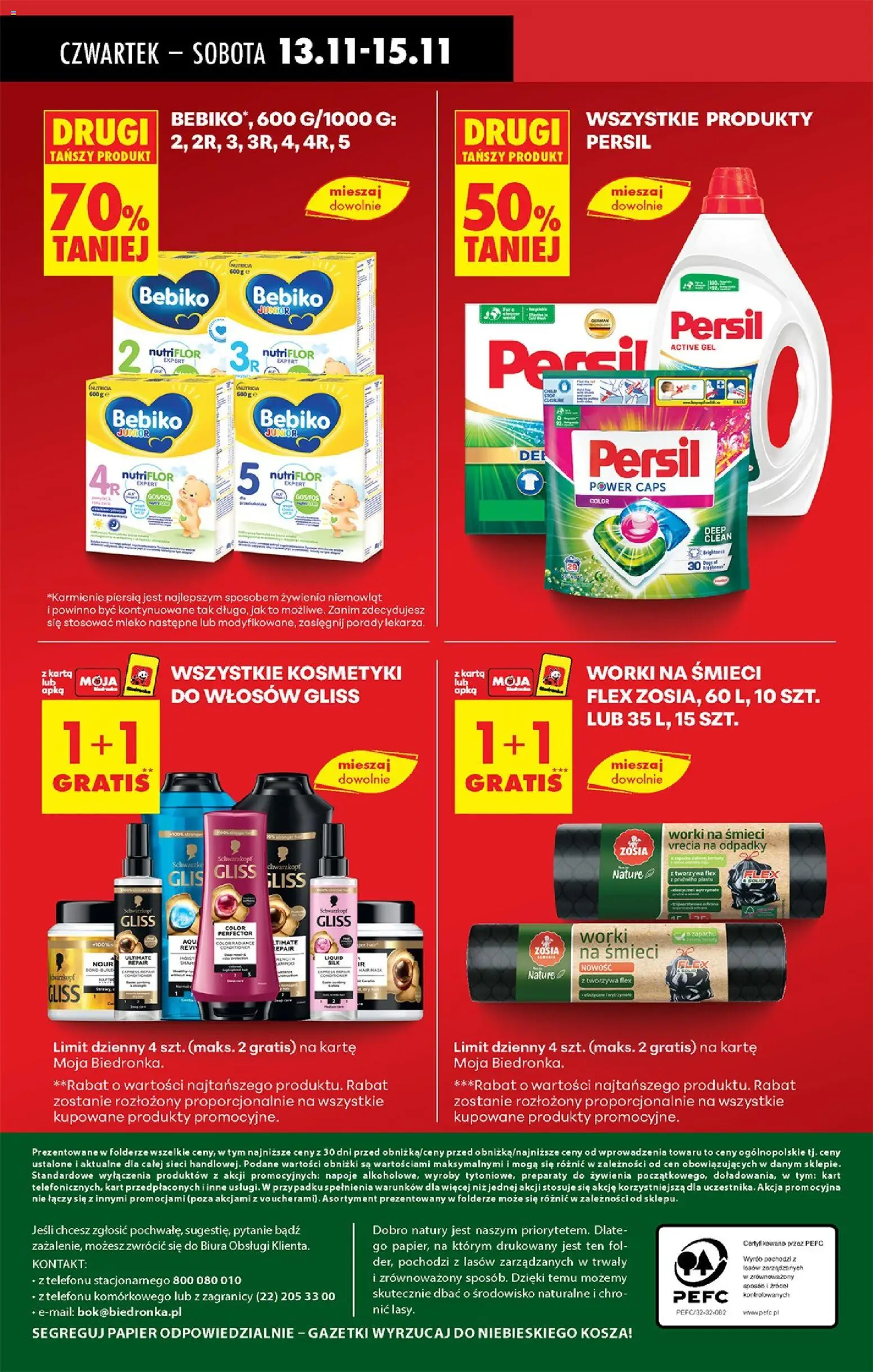 Biedronka gazetka - Oferta w tym tygodniu od 13.11.2025 | Strona: 84 | Produkty: Karta, Persil, Napoje, Detergent