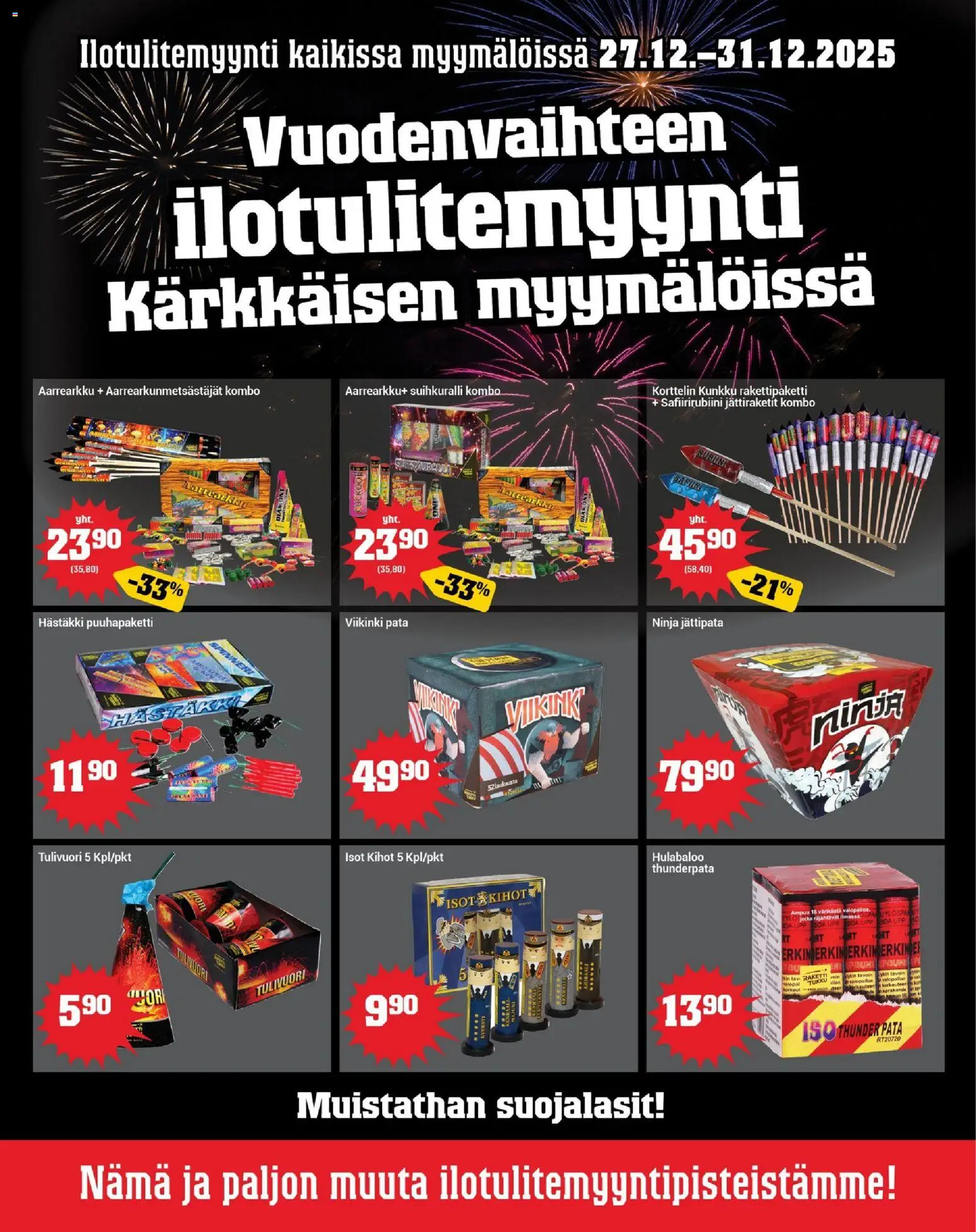 Kärkkäinen tarjoukset – voimassa 10.12.2025 alkaen | Sivu: 3 | Tuotteet: Suojalasit