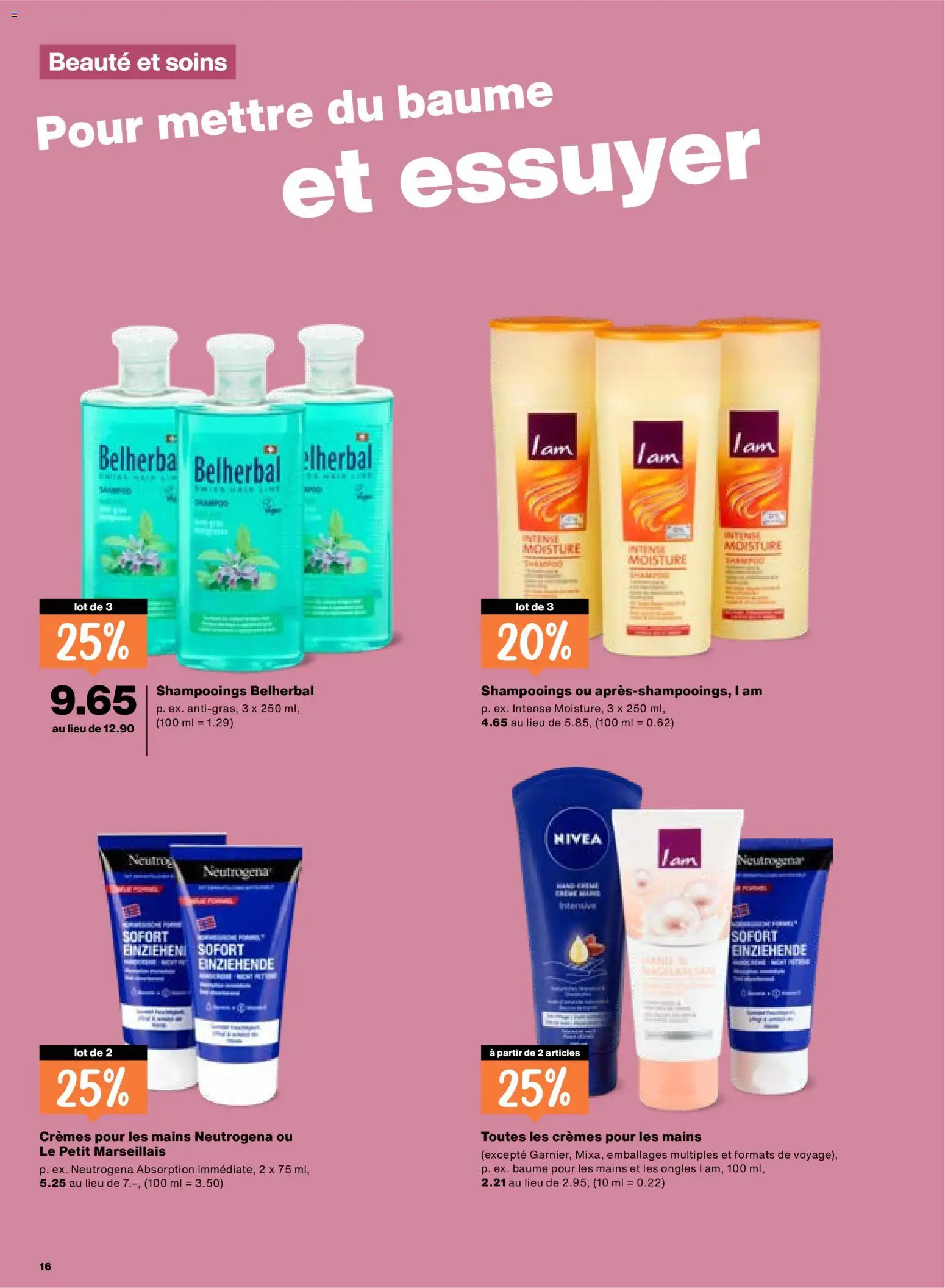 Migros Aktionen FR – gültig ab 27.01.2026 | Seite: 16 | Produkte: Shampoo