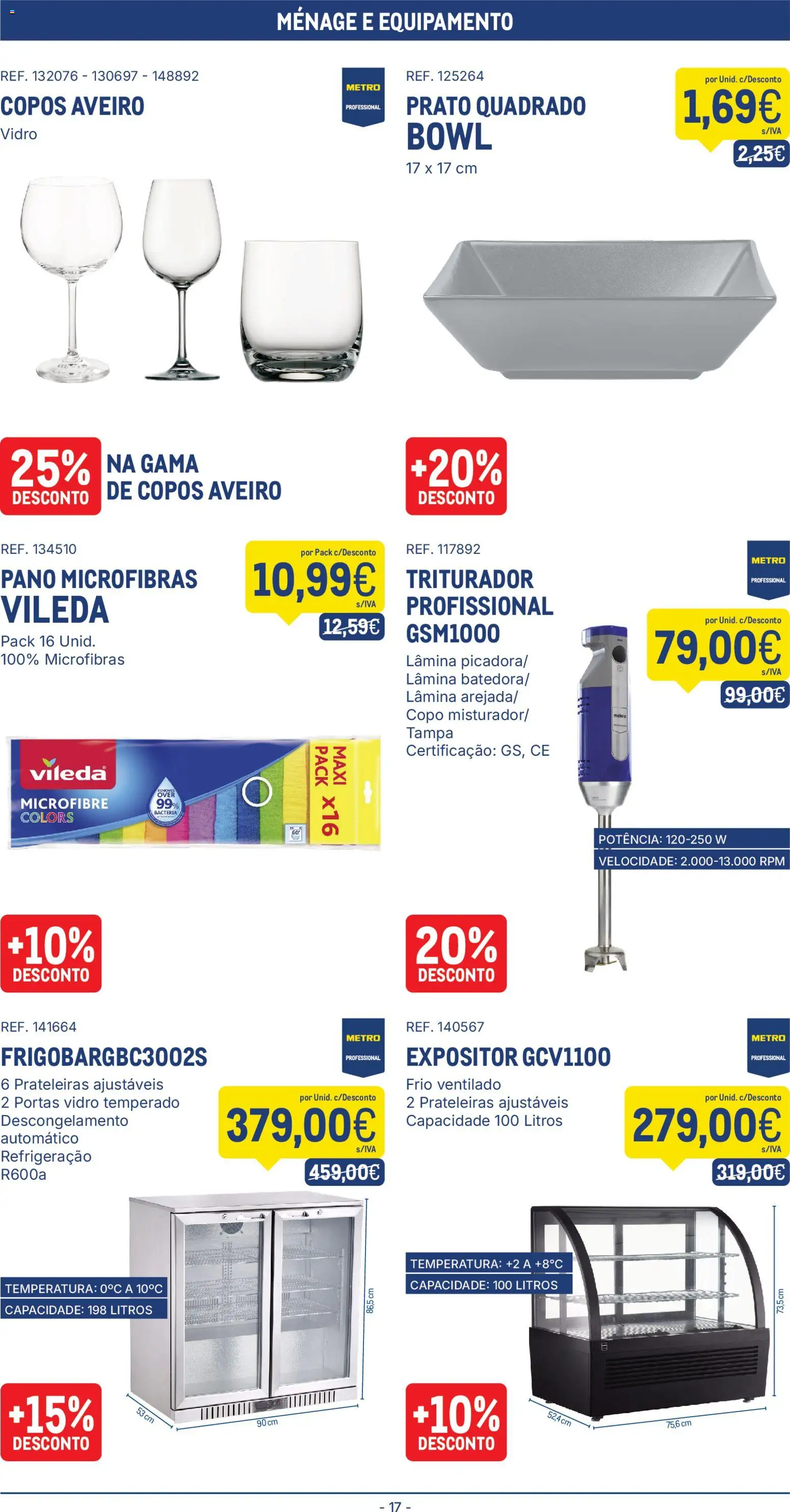 Makro folheto │ válido de 13.01.2026 | Página: 17 | Produtos: Copos, Portas
