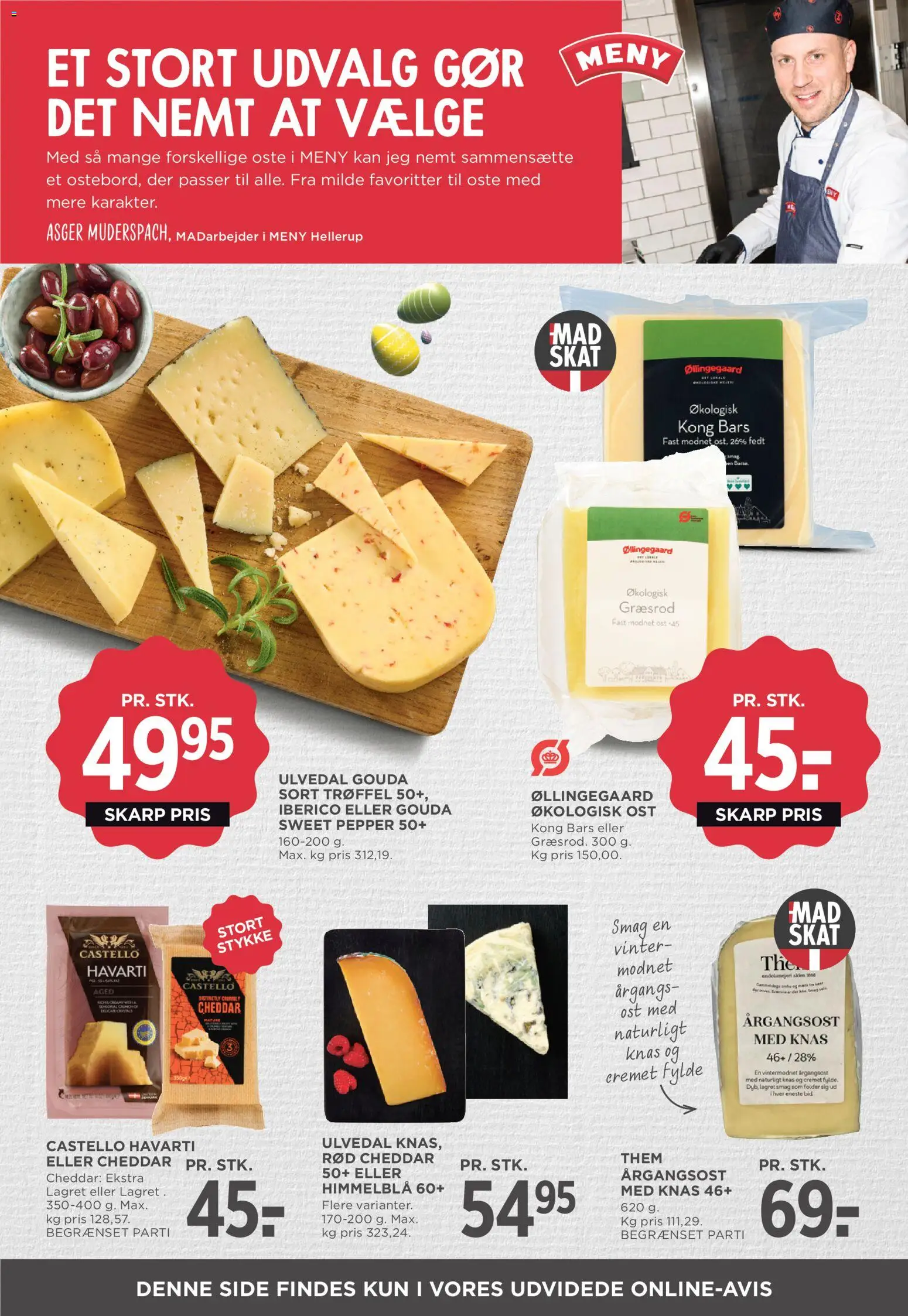 Meny tilbudsavis – gyldig fra 27.03.2026 | Side: 11 | Produkter: Ost, Cheddar, Søm