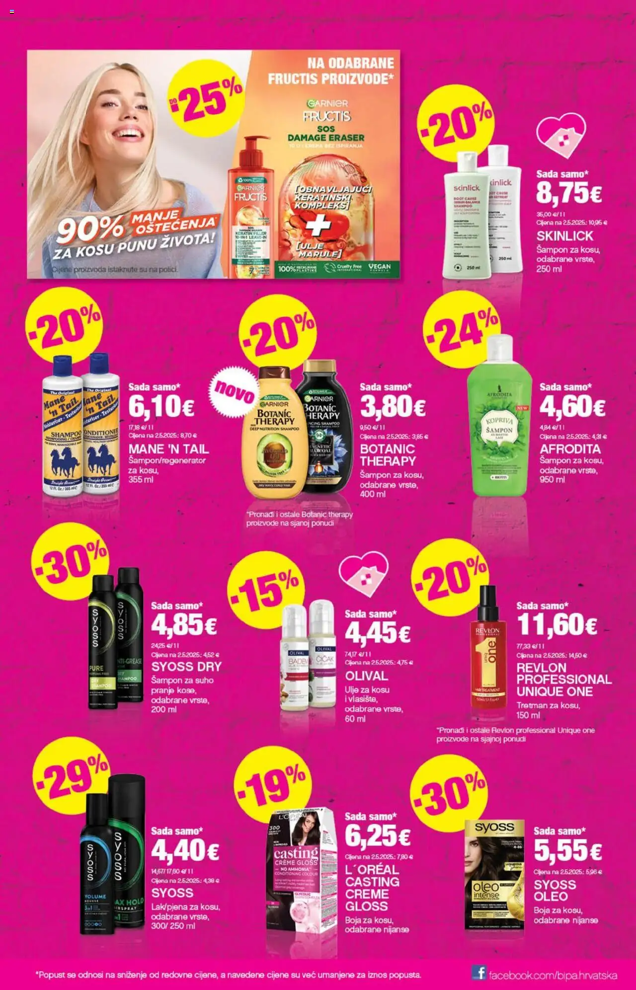 Bipa katalog | vrijedi od 18.09.2025 | Stranica: 5 | Proizvodi: Šampon, Ulje, Krema, Garnier
