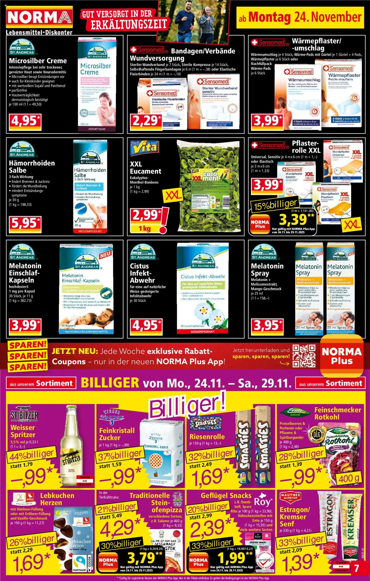 Norma - Black Friday gültig ab 24.11.2025 | Seite: 8 | Produkte: Zucker, Gürtel, Creme, Salami