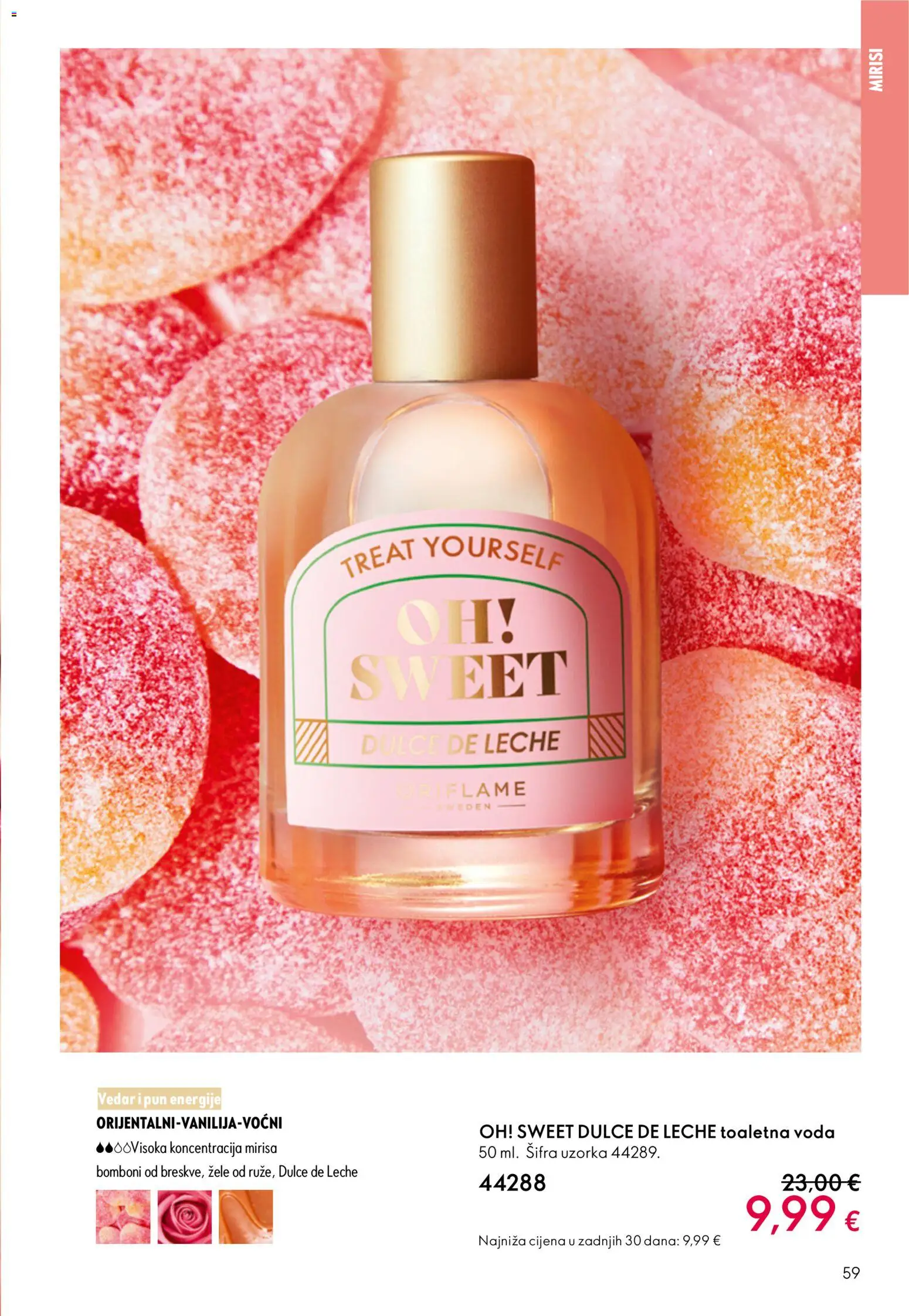 Oriflame katalog | vrijedi od 31.12.2025 | Stranica: 59 | Proizvodi: Bomboni, Voda
