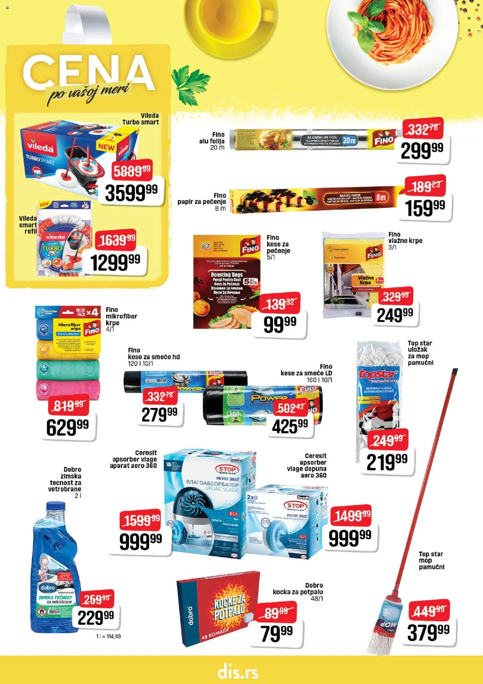 DIS katalog - važi od 06.11.2025 | Strana: 20 | Proizvode: Papir za pečenje, Vileda