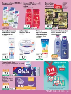 Katalog KTC - Pregled kataloga iz trgovine KTC, vrijedi od 25.02.2026 | Stranica: 29 | Proizvodi: Regenerator, Mlijeko, Mlijeko za tijelo, Pampers