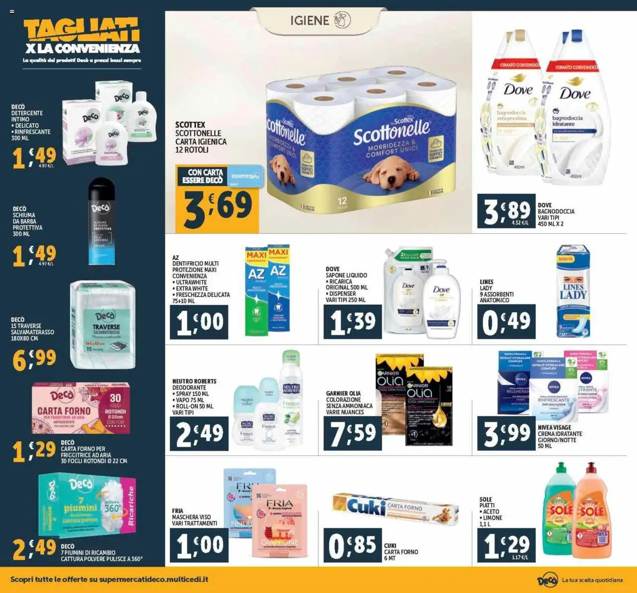Volantino Decò del 12.09.2025 | Pagina: 18 | Prodotti: Sapone, Dentifricio, Detergente, Limone