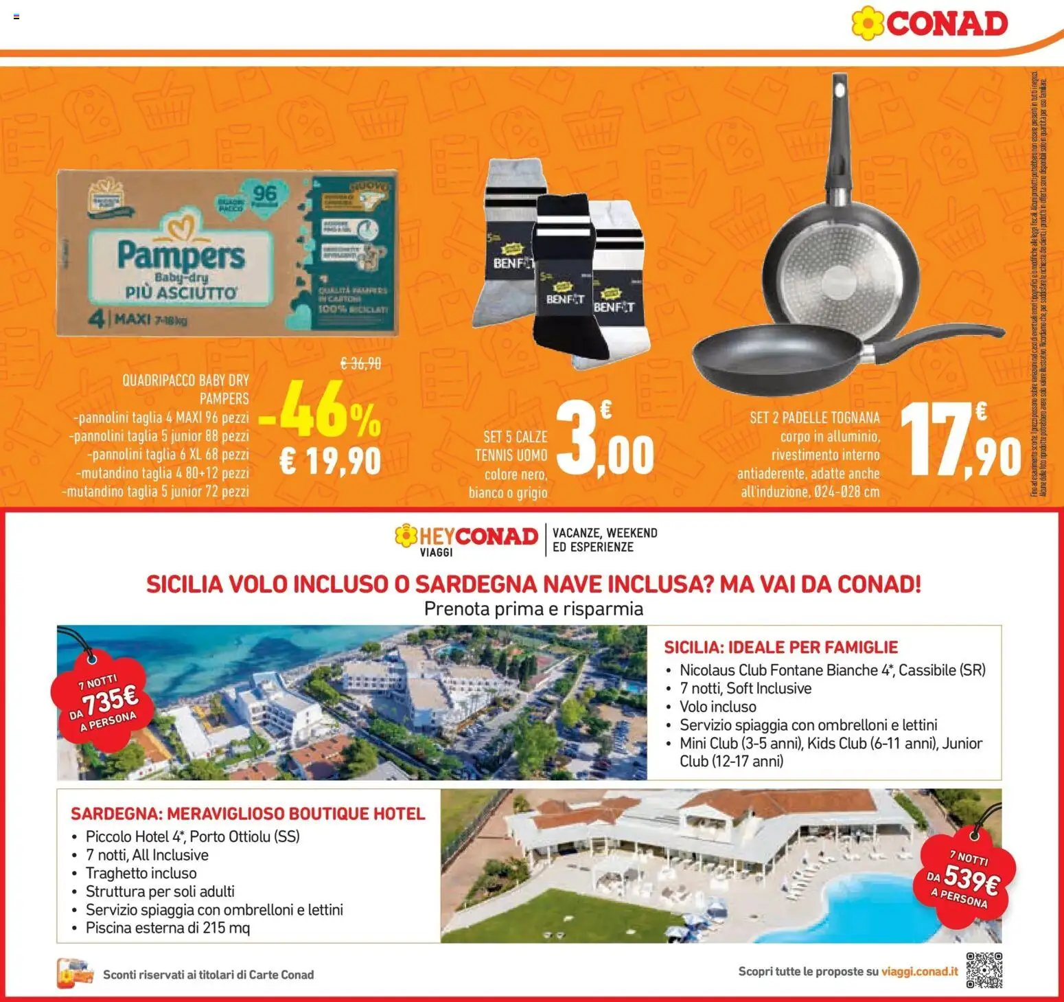 Volantino Conad del 29.01.2026 | Pagina: 23 | Prodotti: Pannolini, Piscina, Pampers