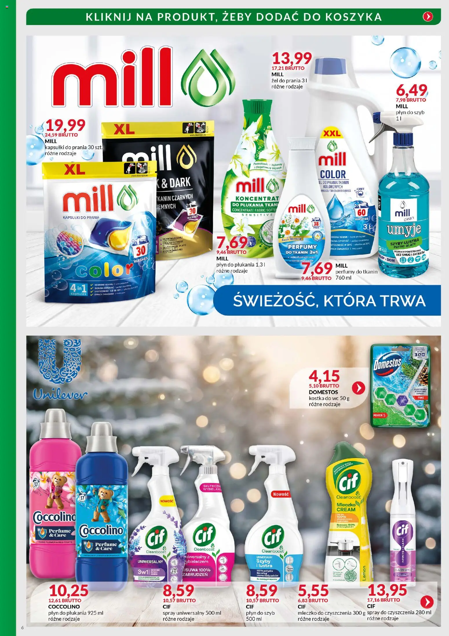 Eurocash Gazetka - Boże Narodzenie Sprzątanie od 03.11.2025 | Strona: 6 | Produkty: Paproć, Domestos, Perfumy, Zapach