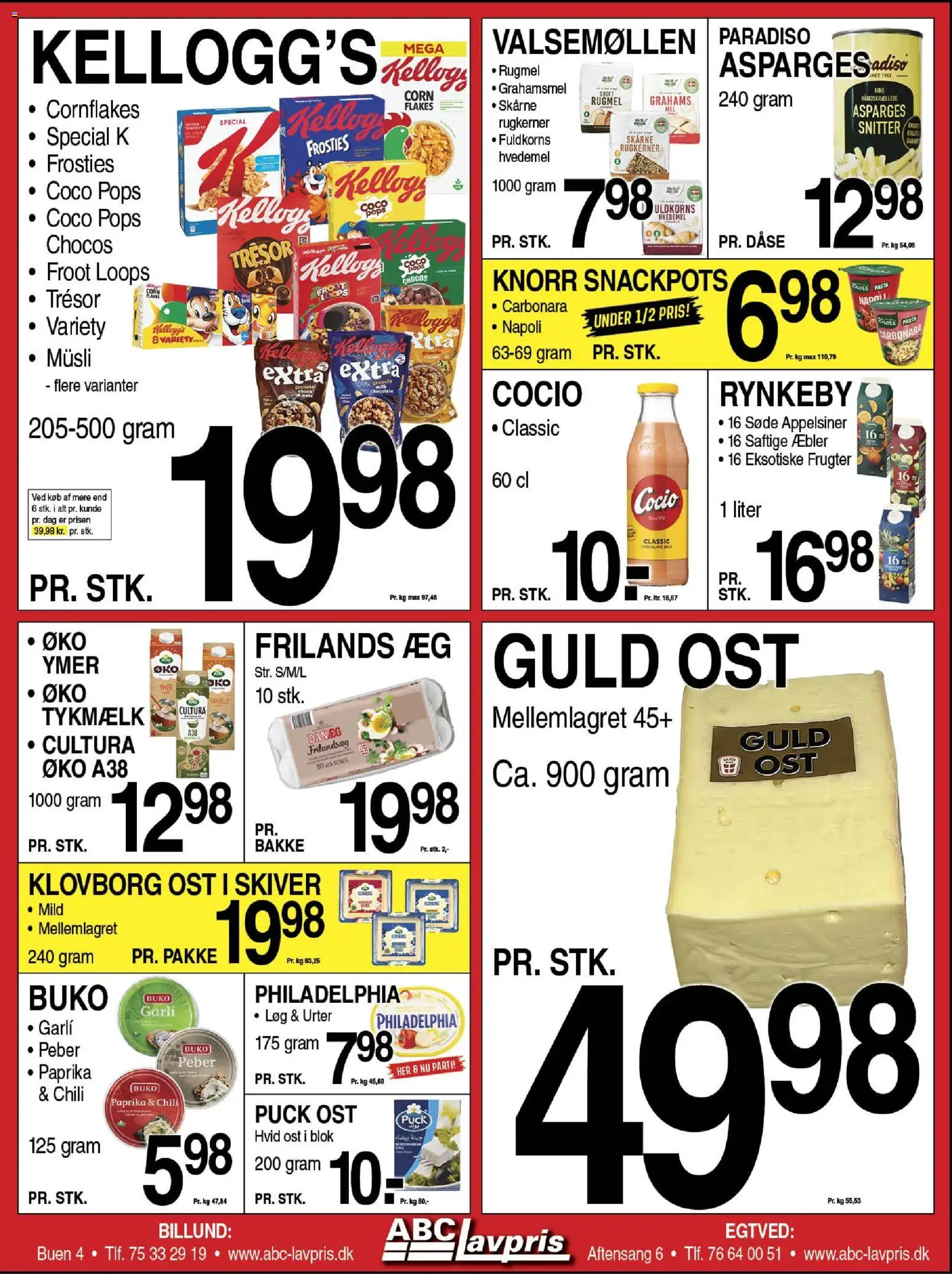 Abc Lavpris tilbudsavis – gyldig fra 05.11.2025 | Side: 4 | Produkter: Pasta, Løg, Peber, Paprika