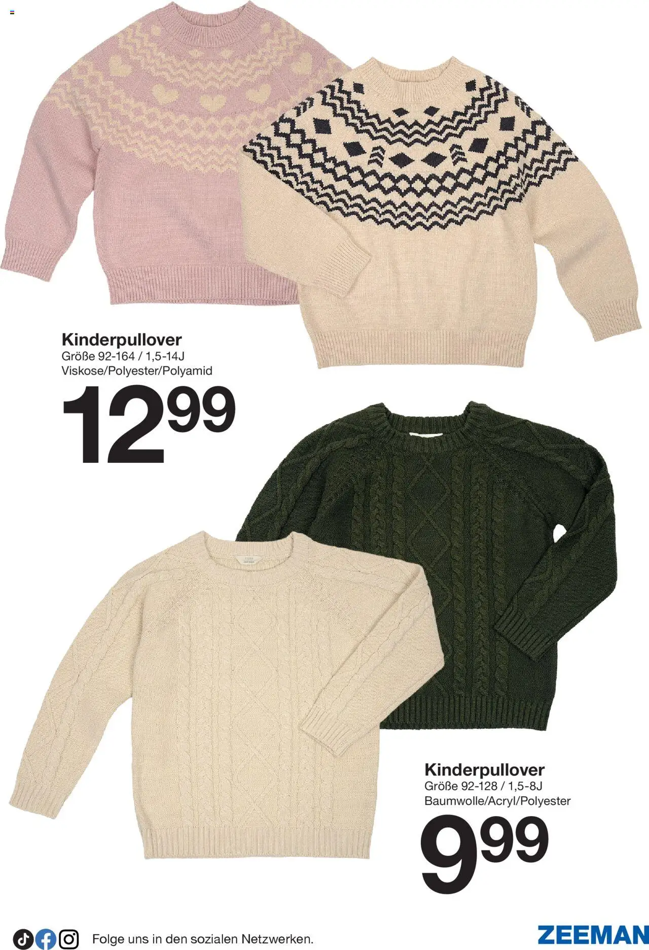 Zeeman Prospekt 	 – gültig ab 11.10.2025 | Seite: 9