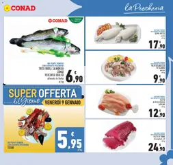Anteprima del volantino FILETTO DI PESCE PERSICO AFRICANO, al kg valido a partire dal 07.01.2026 | Pagina: 7 | Prodotti: Pesce, Polpo, Trota, Tonno