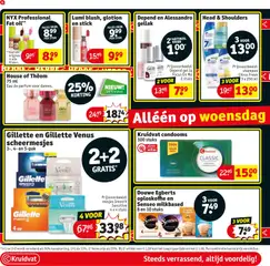 Kruidvat condooms, Kruidvat condooms 100 stuks - Voorbeeld van een folder van Kruidvat, geldig van 24.02.2026 | Pagina: 6 | Producten: Kan, Parfum, Gel, Shampoo