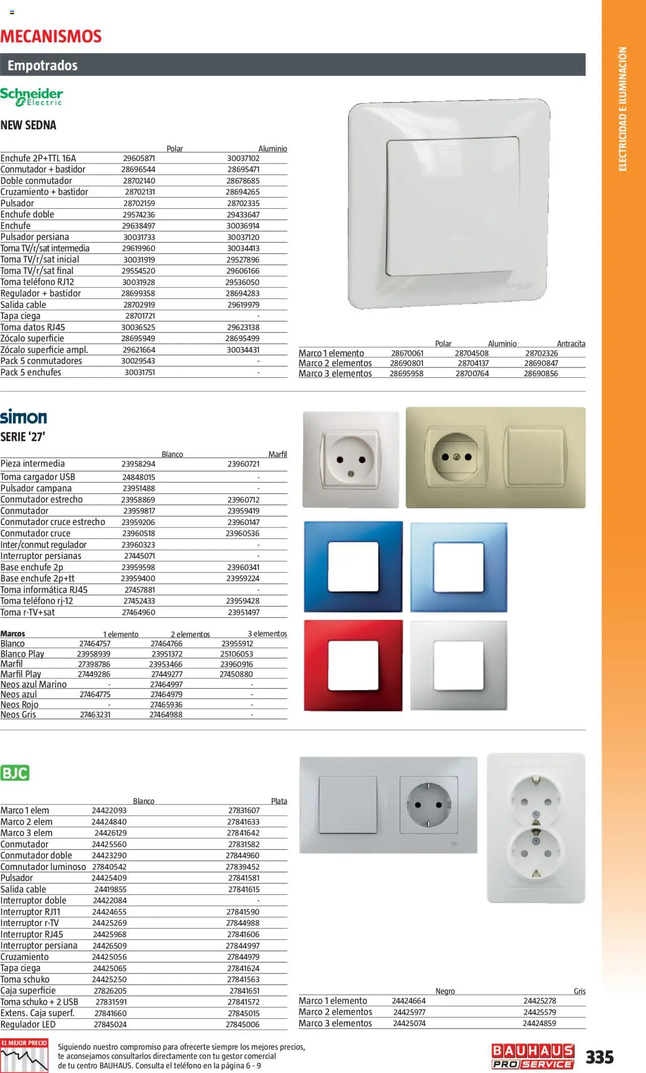 Bauhaus - ProService  │ válido desde el 24.02.2025 | Página: 335 | Productos: Té, Cable, USB, Marco