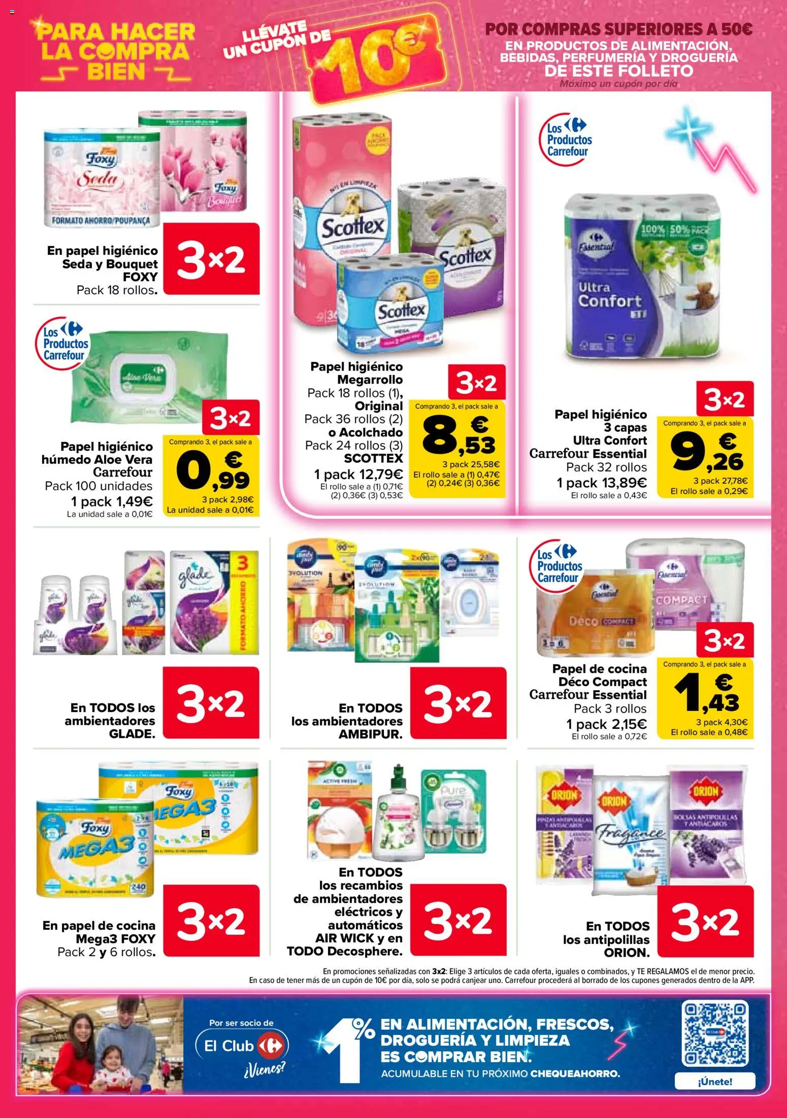 Carrefour folleto │ válido desde el 12.03.2026 | Página: 55 | Productos: Papel higienico, Té, Cocina