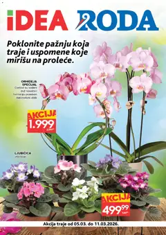 Idea Katalog cveća - pregled Idea kataloga - važi od 05.03.2026