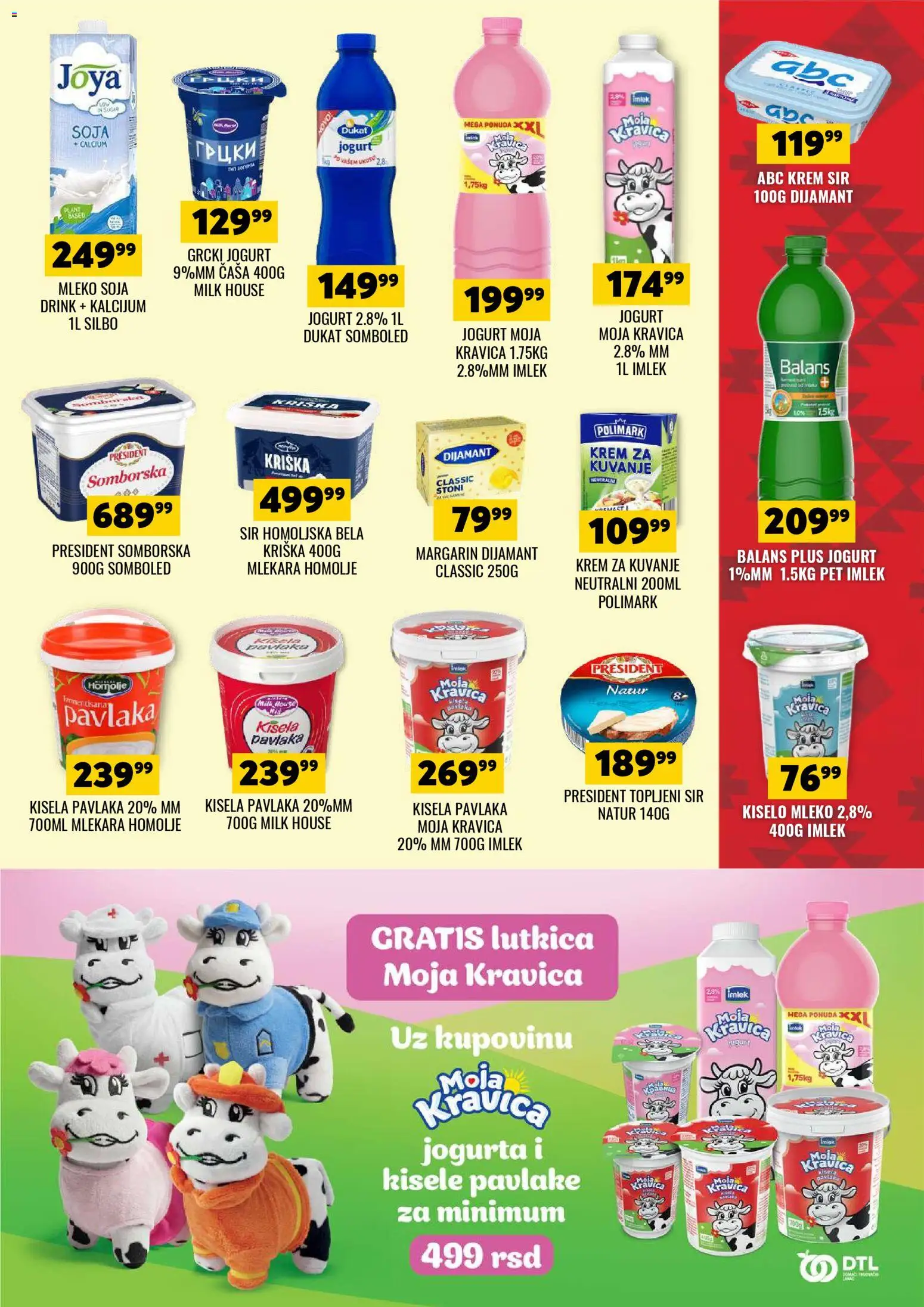 Tekijanka katalog - važi od 22.04.2026 | Strana: 5 | Proizvode: Krem sir, Mleko, Jogurt, Topljeni sir