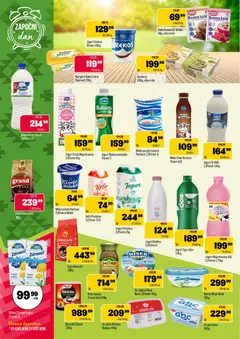 Podunavlje katalog - pregled Podunavlje kataloga - važi od 08.04.2026 | Strana: 4 | Proizvode: Ovsena kaša, Sveže mleko, Sir, Nescafé