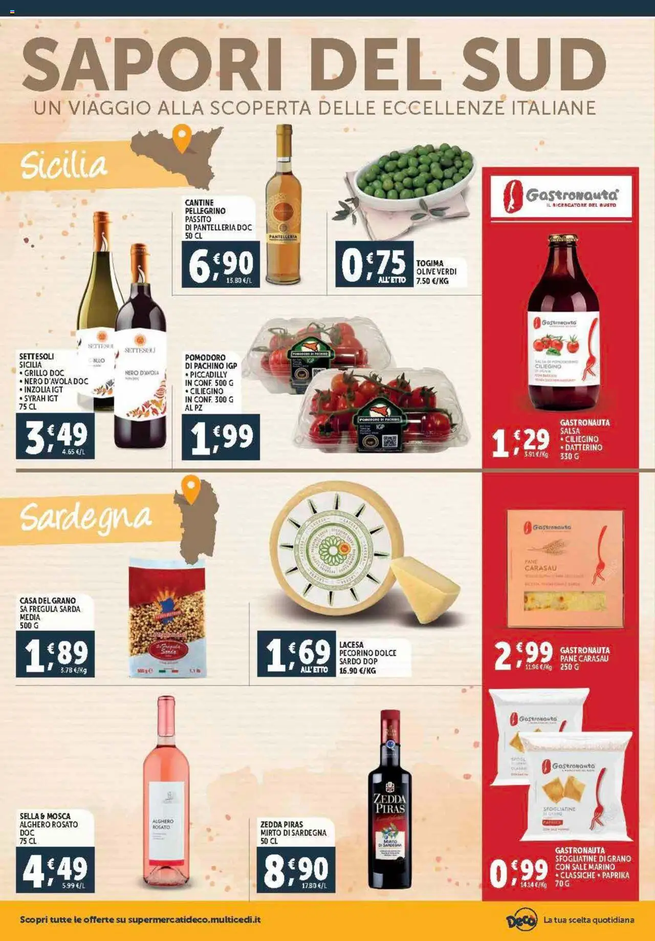 Volantino Decò del 21.08.2025 | Pagina: 6 | Prodotti: Salsa, Sale, Pomodoro, Olive