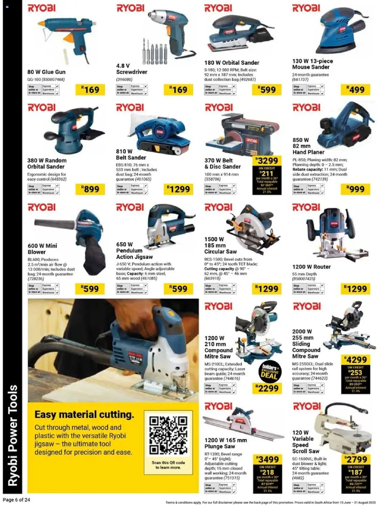 Builders - It's Tools That Can Keep Up Day │ valid from 10.06.2025 | Page: 6 | Products: Mouse, Belt, Bag, Jigsaw
