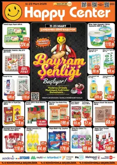 11.03.2026 tarihinden itibaren geçerli olan Happy Center kataloğu önizlemesi