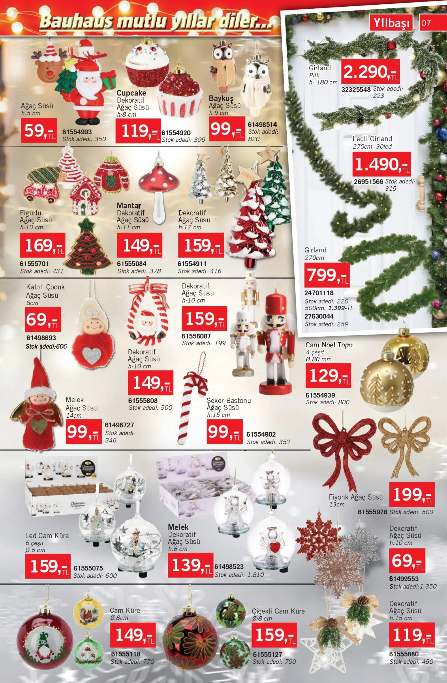 Bauhaus Katalog - 29.11.2025 tarihinden itibaren geçerlidir | Sayfa: 7