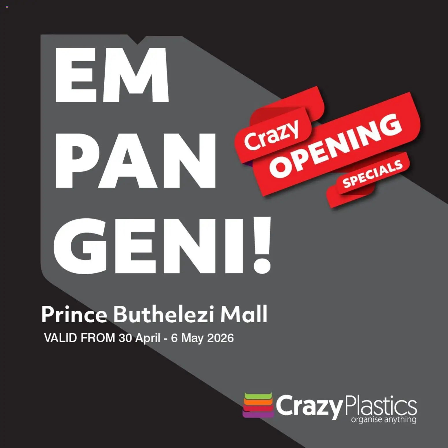 New Crazy Plastics catalogue – valid from 30.04.2026 | Page: 1