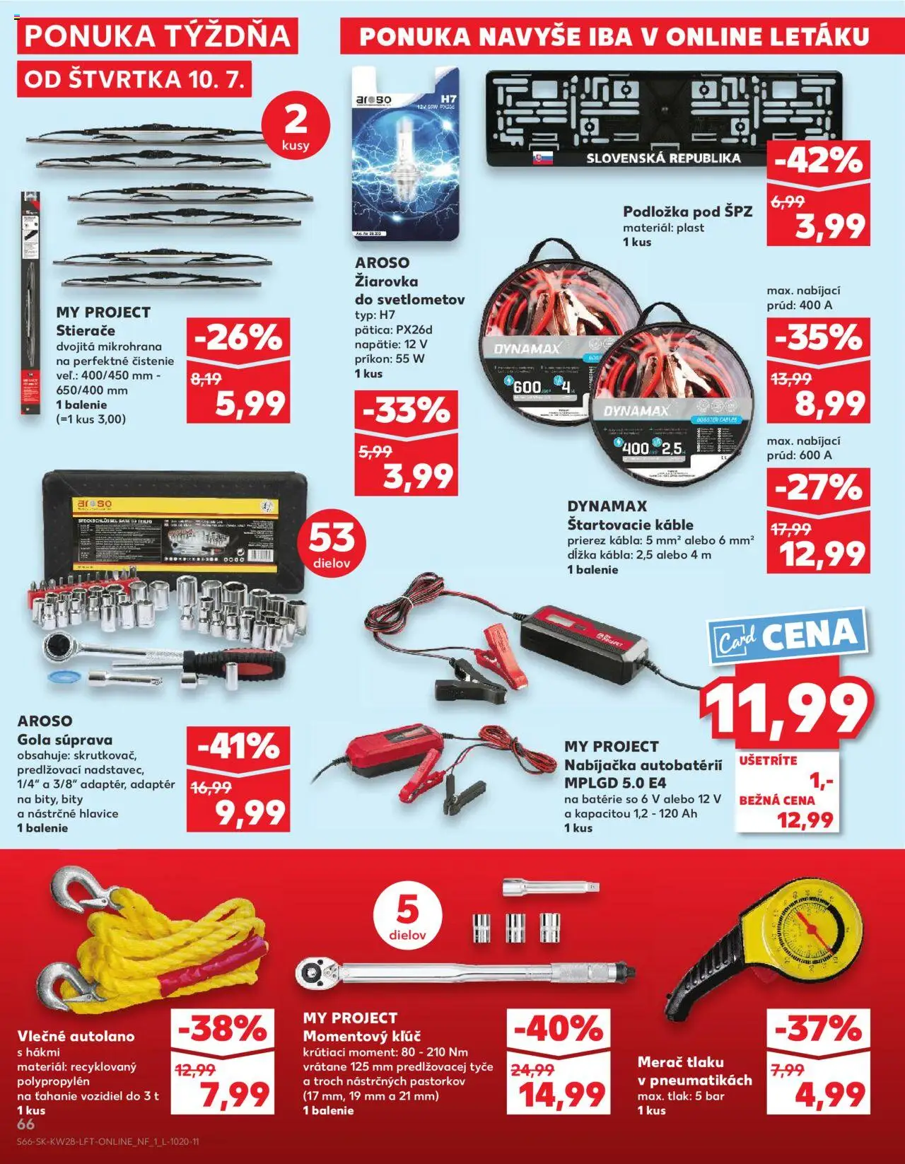 Kaufland Veľký Krtíš │ platný od 10.07.2025 | Strana: 66 | Produkty: Žiarovka, Nabíjačka, Adaptér