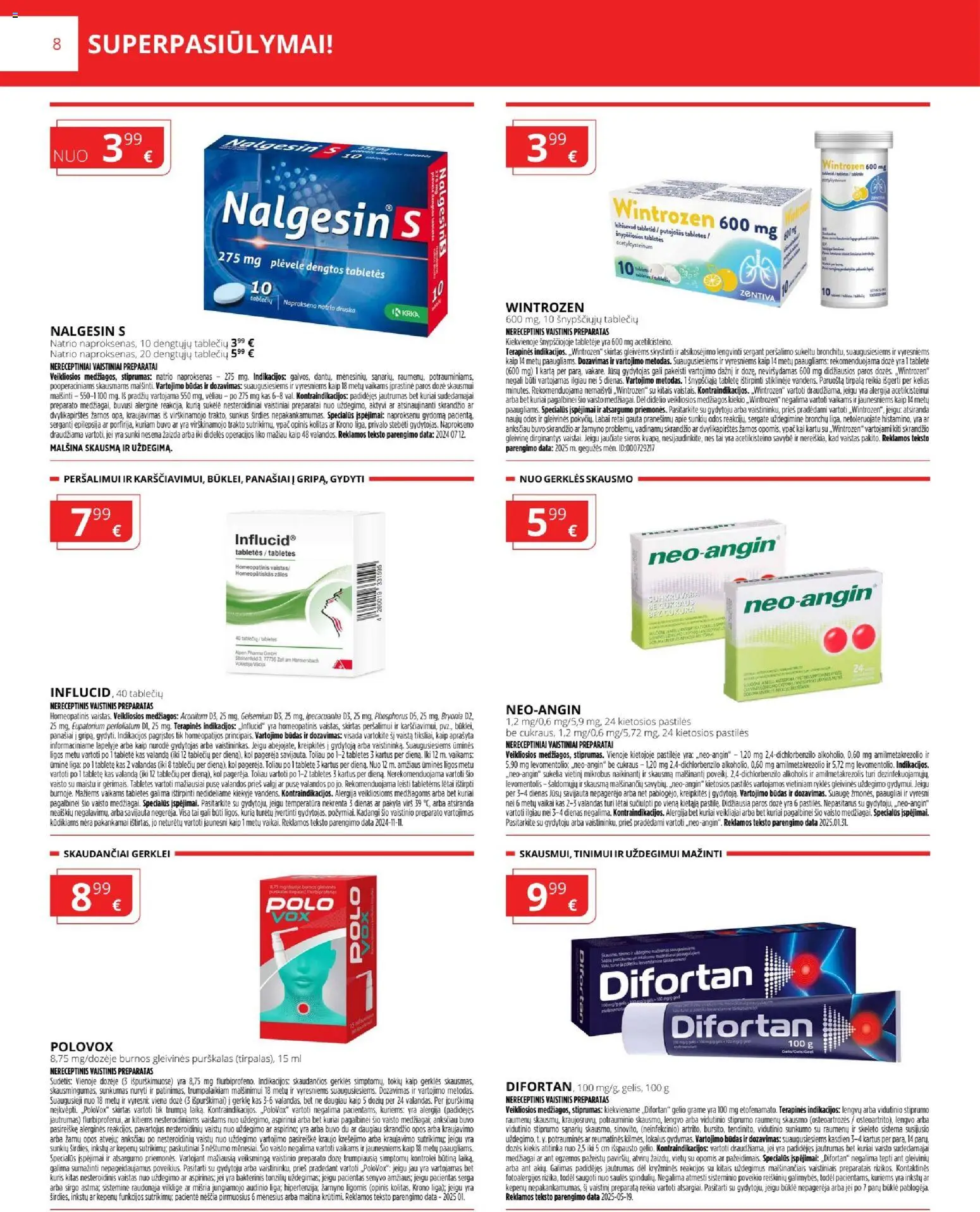 Gintarinė akcijos nuo 01.01.2026 | Puslapis: 8