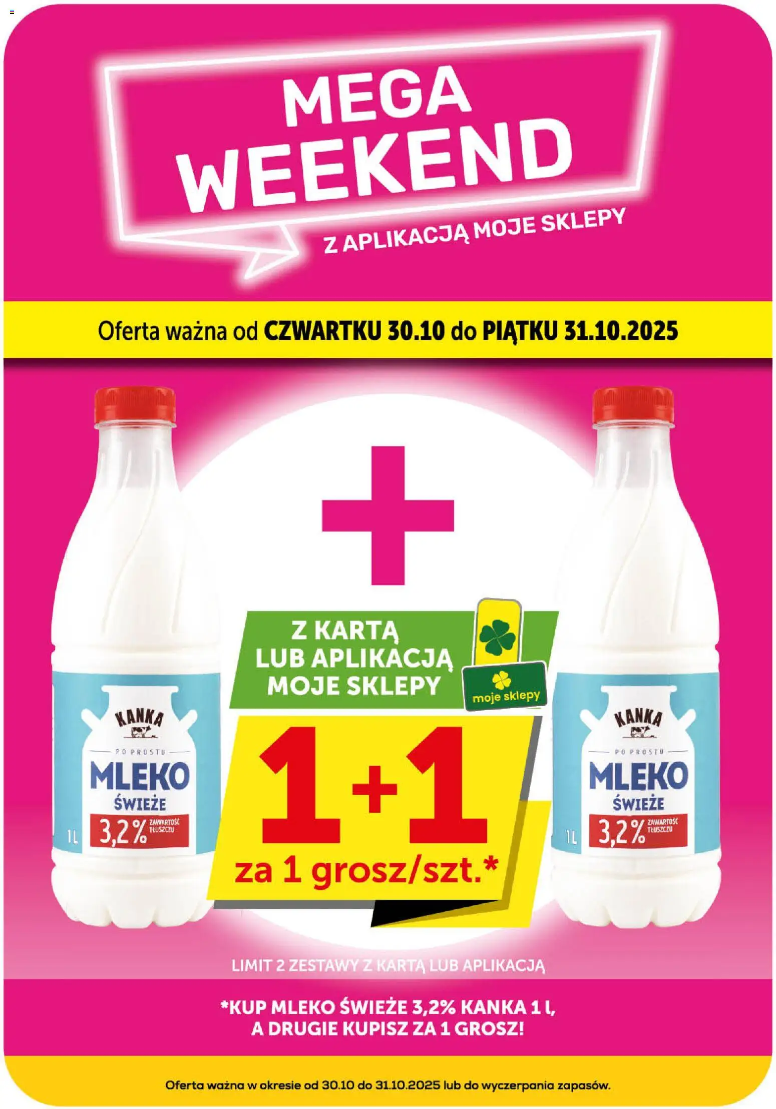 Euro Sklep Gazetka - Minimarket od 30.10.2025 | Strona: 2 | Produkty: Karta, Mleko