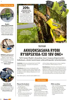  | Sivu: 26 | Tuotteet: Painepesuri, Akku, Polttopuut