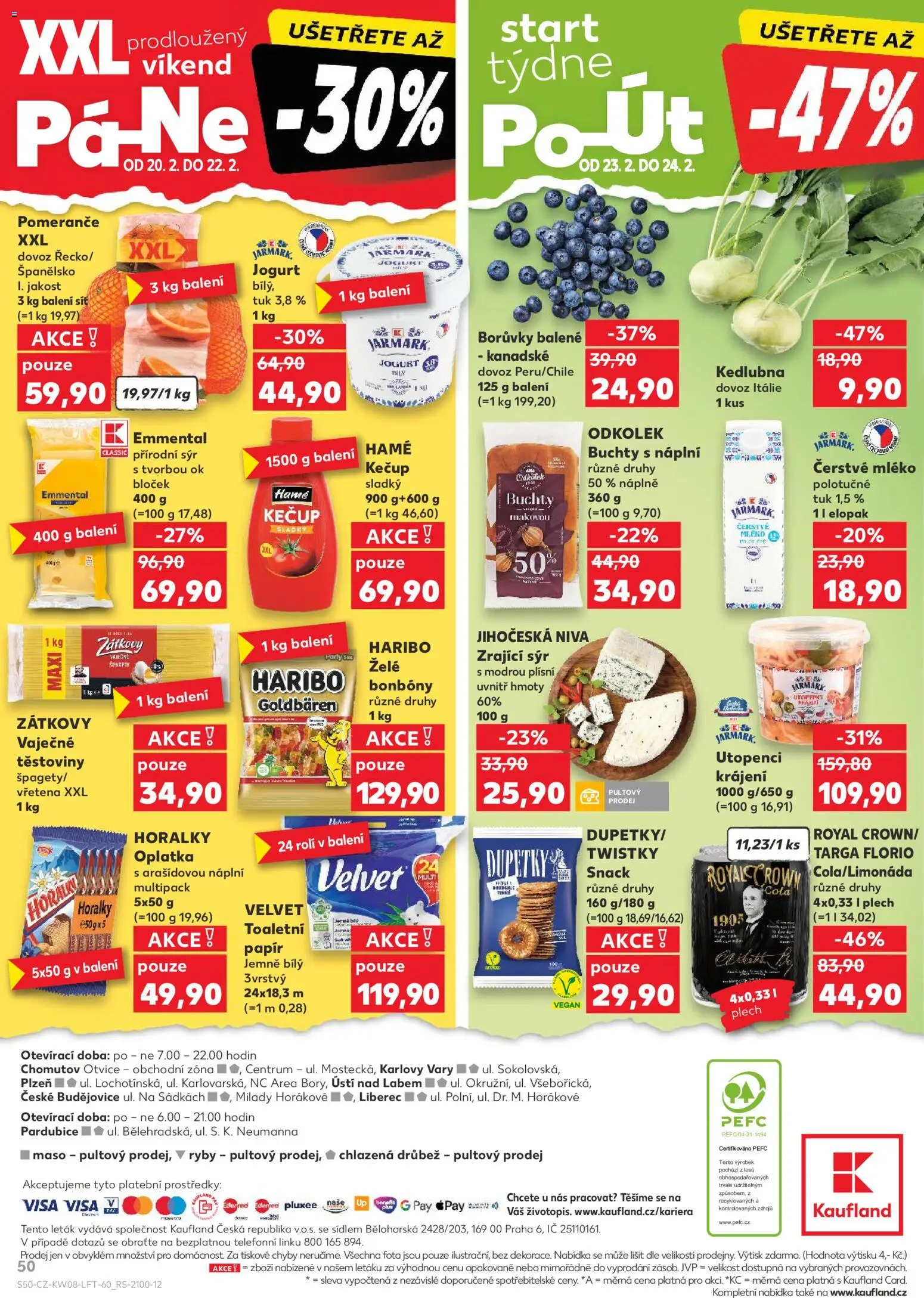 Kaufland leták - Liberec od 18.02.2026 | Strana: 50 | Produkty: Vegan, Kečup, Velvet, Dupetky