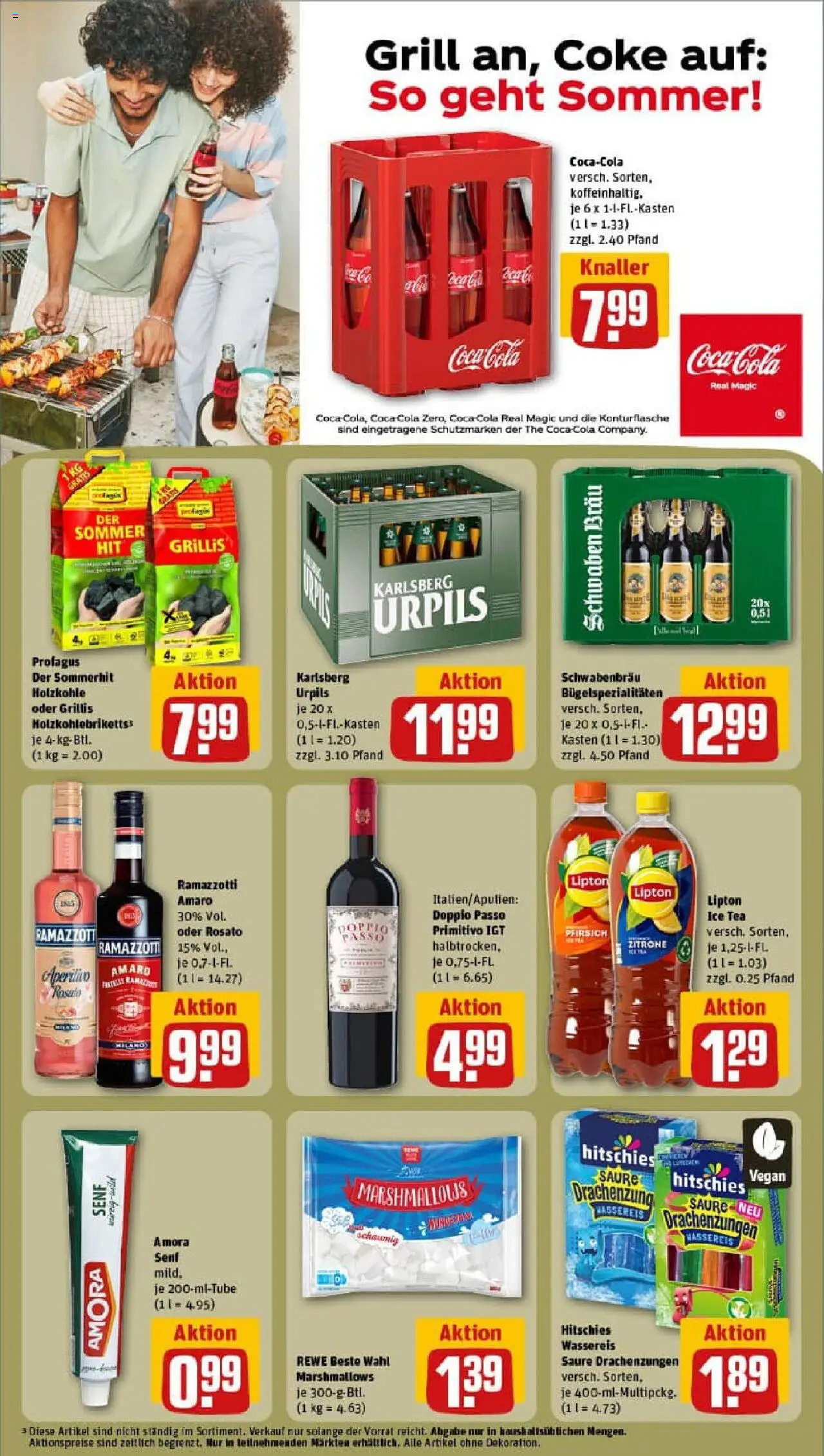 Rewe prospekt Saarbrücken / Klarenthal	 - gültig ab dem 20.07.2025 | Seite: 21 | Produkte: Grill, Doppio passo primitivo, Zitrone, Pfirsich