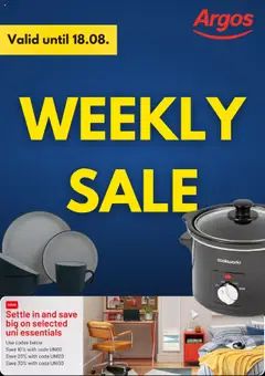 Preview of Argos - Weekly offers valid from 12.08.2025
