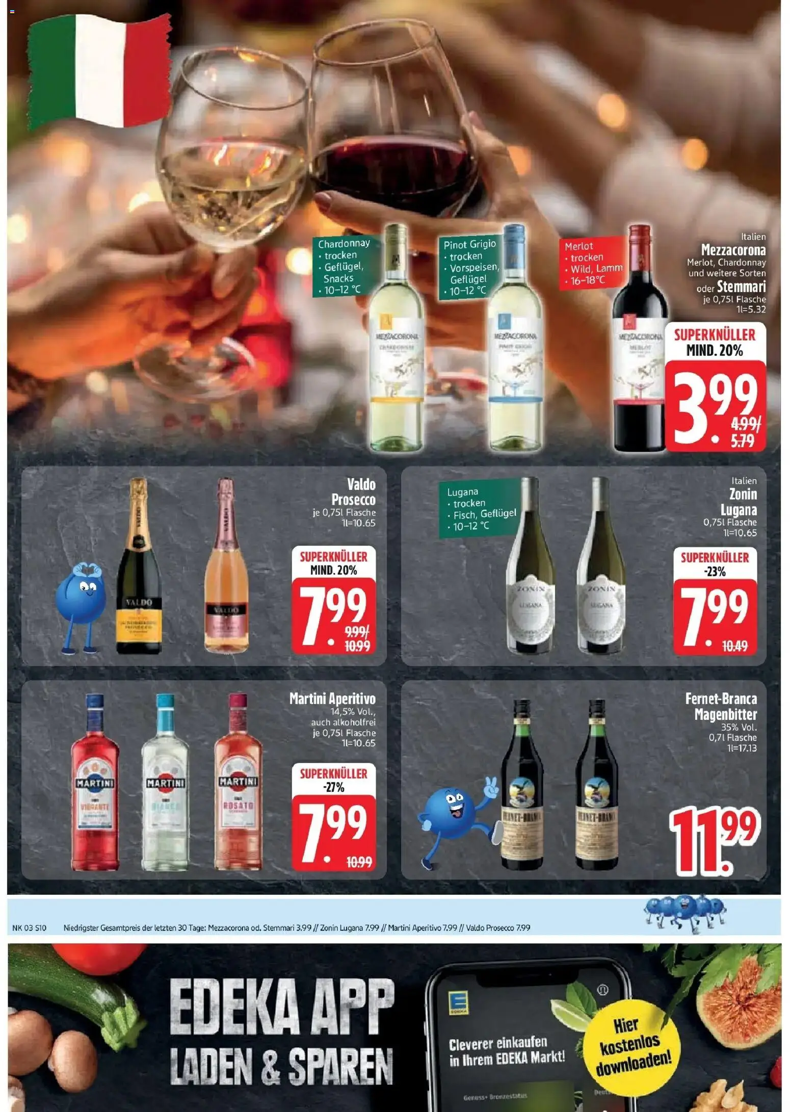 Edeka prospekt Ottobrunn	 – gültig ab 11.01.2026 | Seite: 12 | Produkte: Martini, Merlot, Prosecco