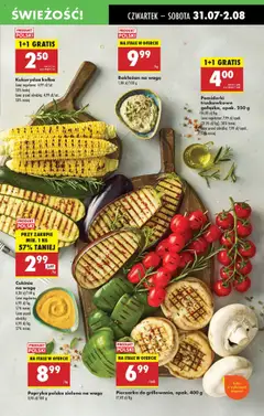 Biedronka gazetka - Oferta W tym tygodniu od 31.07.2025 | Strona: 29 | Produkty: Bakłażan, Kukurydza, Papryka, Cukinia