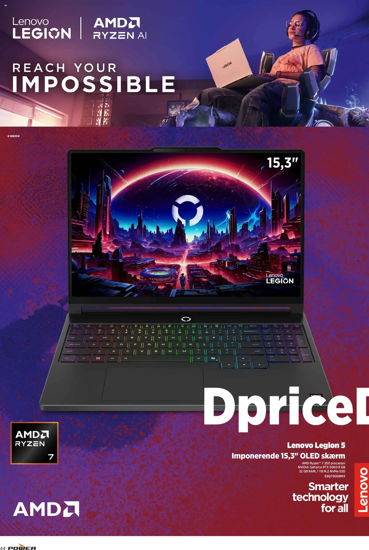 Power tilbudsavis – gyldig fra 20.03.2026 | Side: 44 | Produkter: Processor, Skærm, Caps, SSD