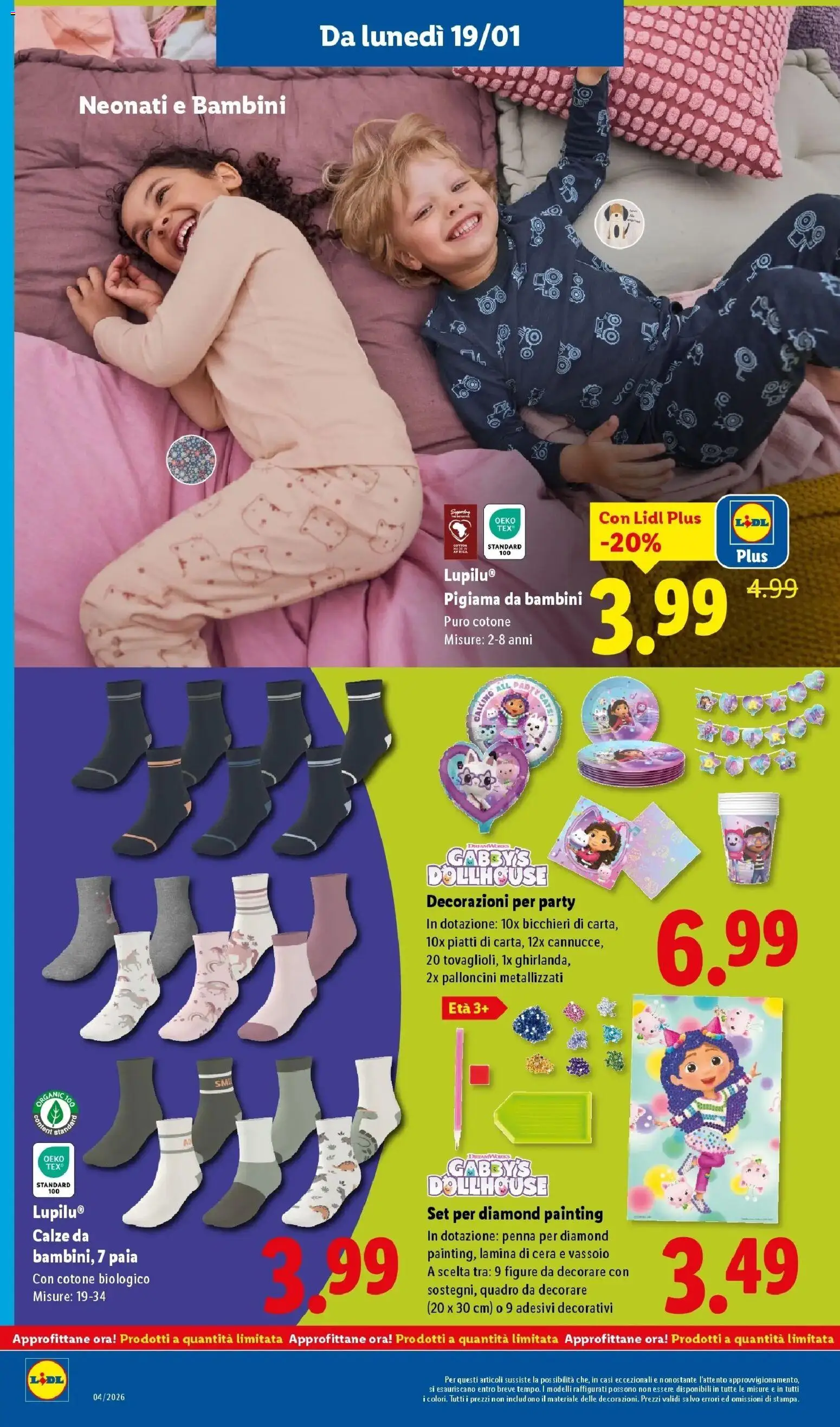 Volantino Lidl del 15.01.2026 | Pagina: 36 | Prodotti: Pigiama, Vassoio, Decorazioni