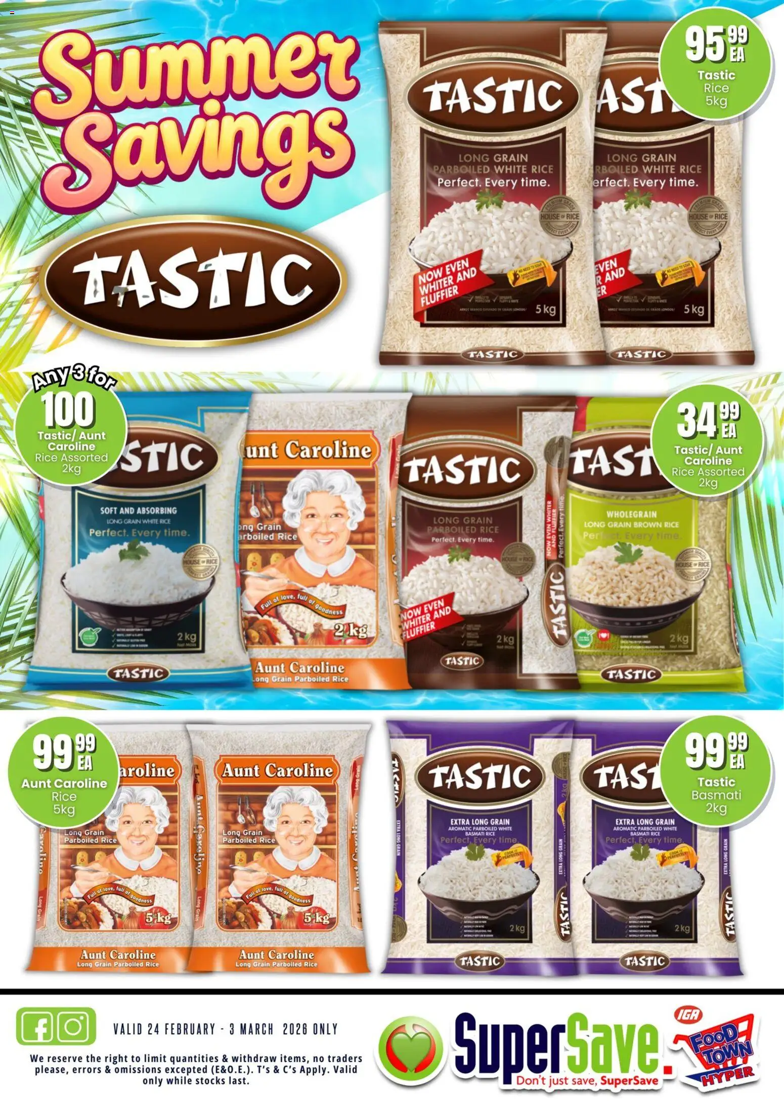 New Super Save catalogue – valid from 24.02.2026 | Page: 3 | Products: Rice