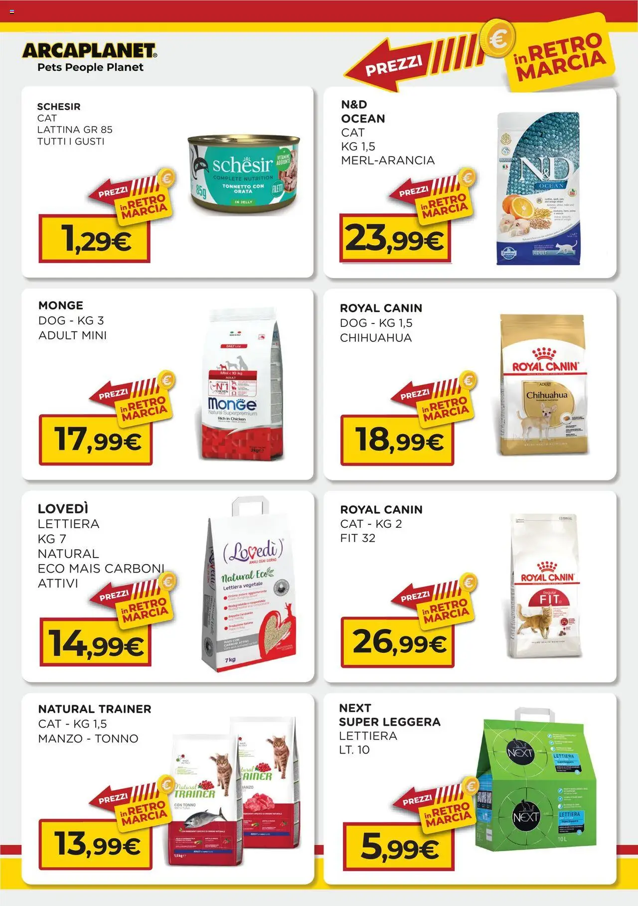 Volantino Arcaplanet del 25.08.2025 | Pagina: 4 | Prodotti: Manzo, Orata, Tonno, Mais