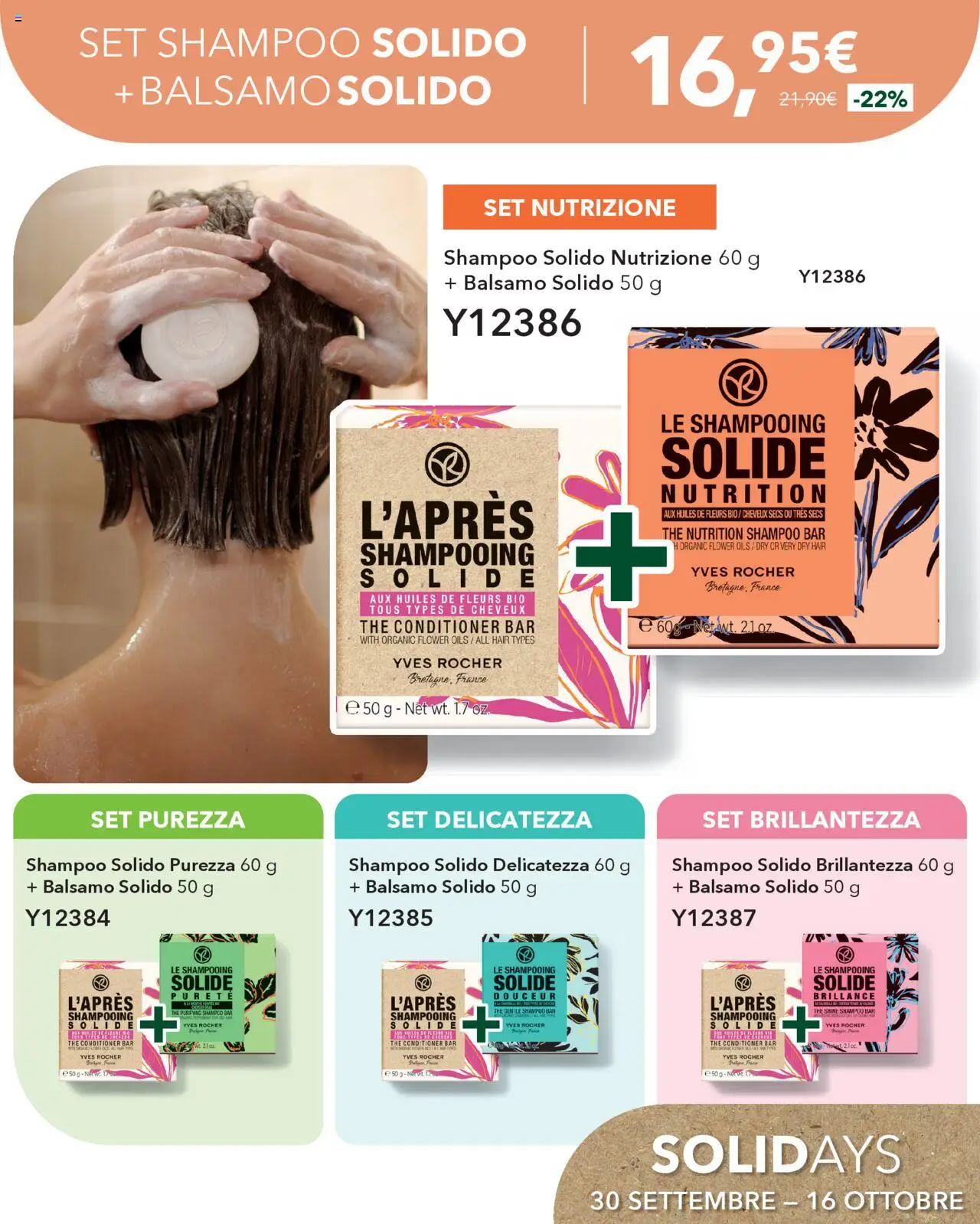 Volantino Yves Rocher del 30.09.2025 | Pagina: 4 | Prodotti: Shampoo, Balsamo, The