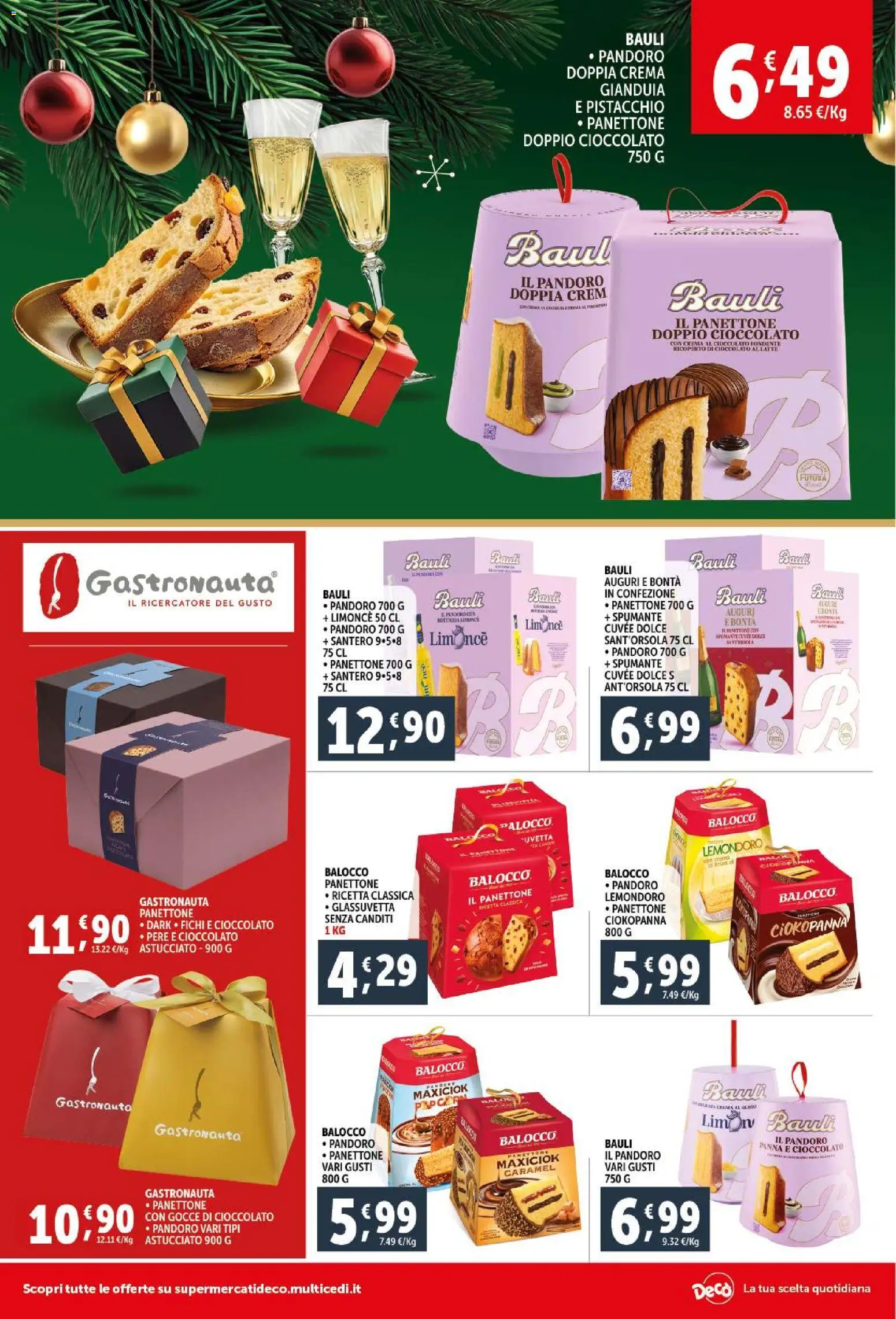 Volantino Decò del 15.12.2025 | Pagina: 2 | Prodotti: Crema, Cioccolato, Panna, Panettone