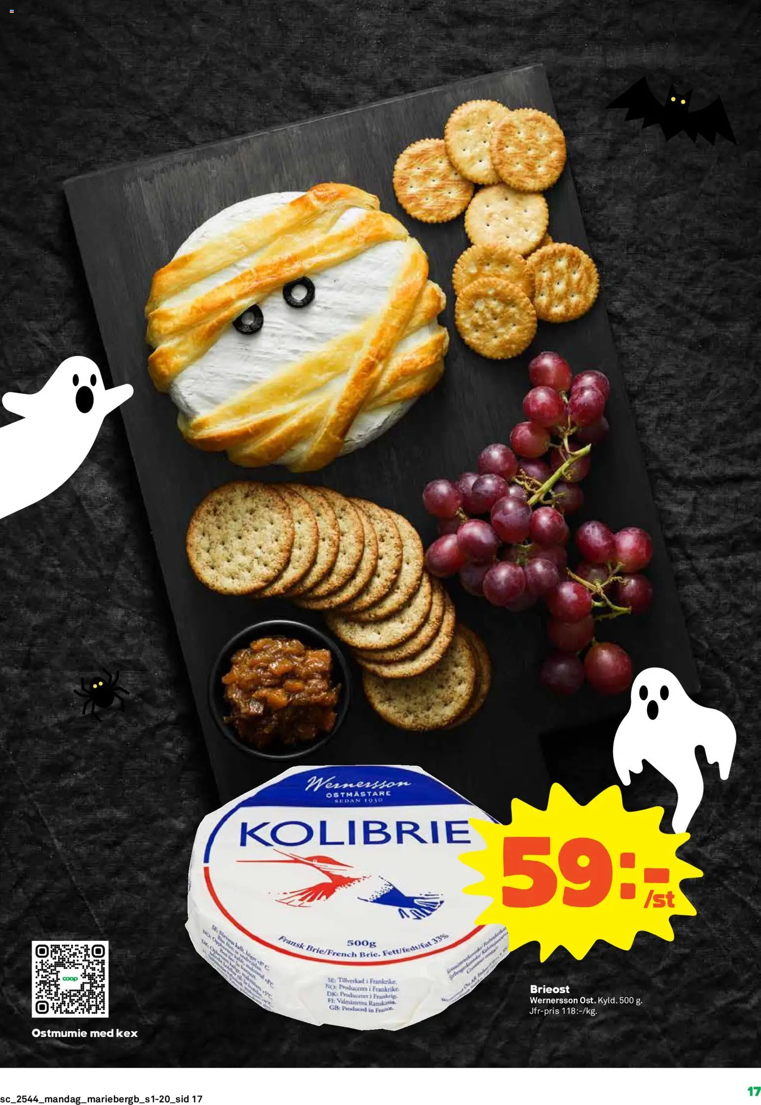 Coop Forum reklamblad aktuell från 27.10.2025 | Sida: 17 | Produkter: Brieost
