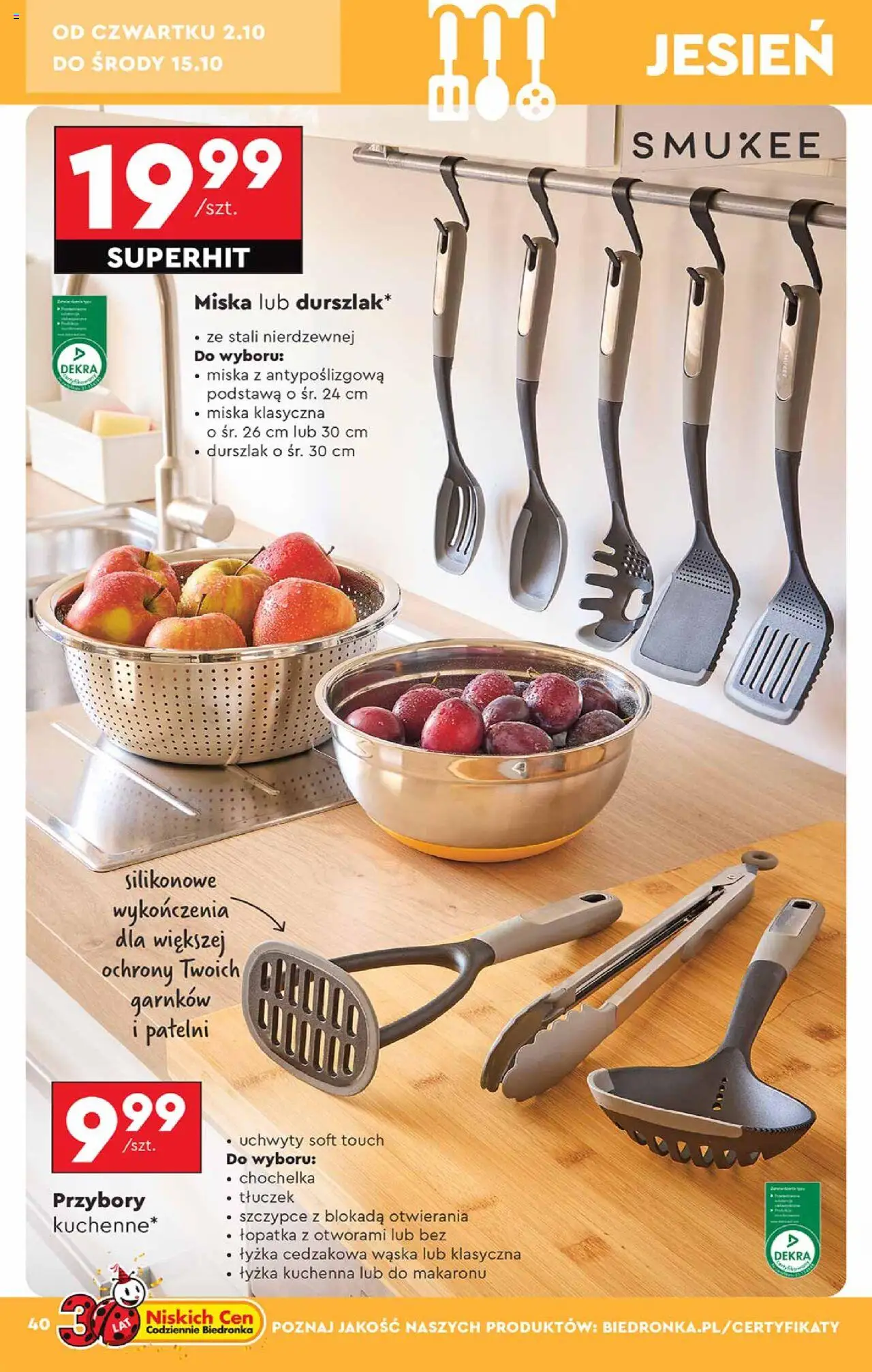Biedronka gazetka - Hity i inspiracje od 29.09.2025 | Strona: 40