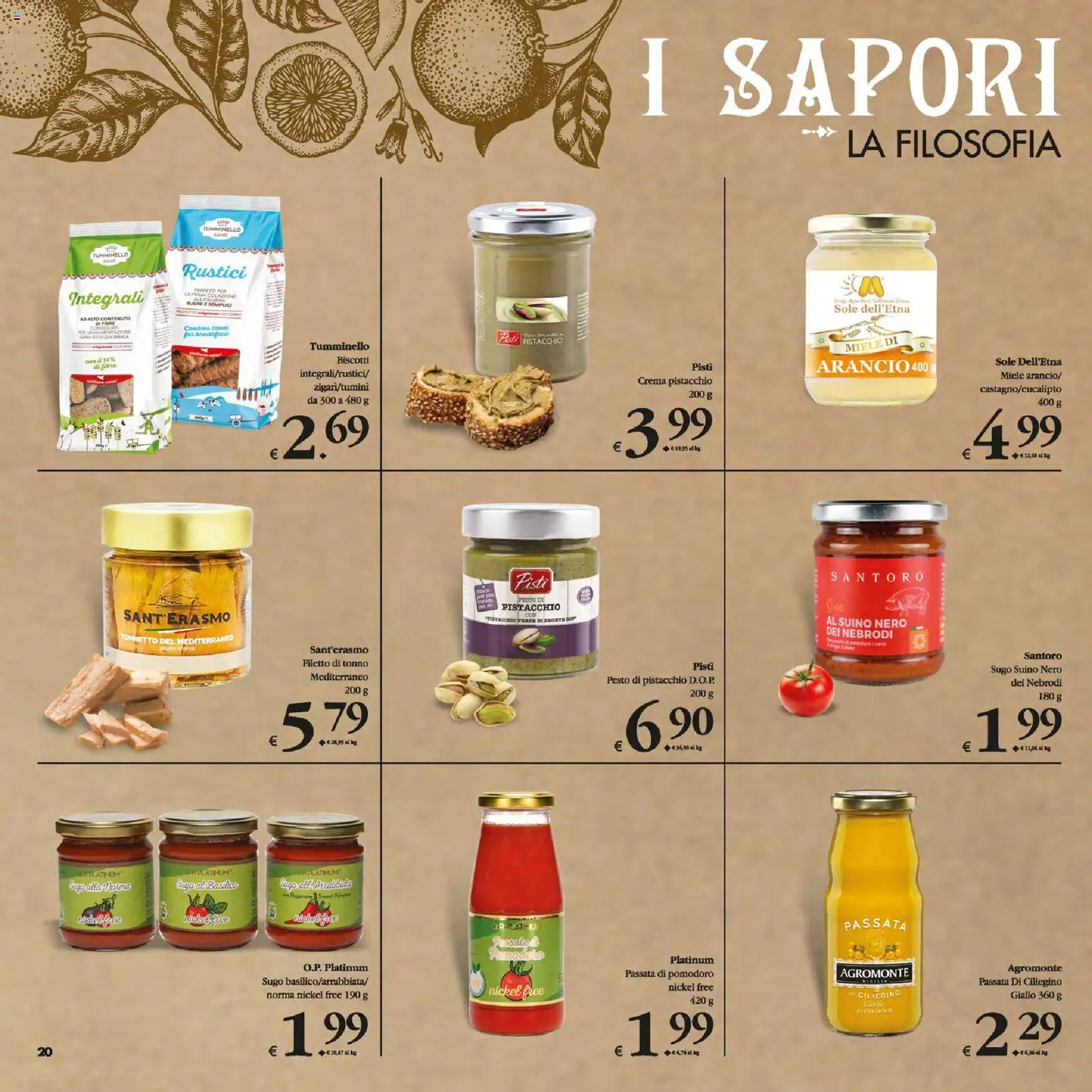 Volantino Decò del 13.01.2026 | Pagina: 20 | Prodotti: Biscotti, Basilico, Tonno, Sugo