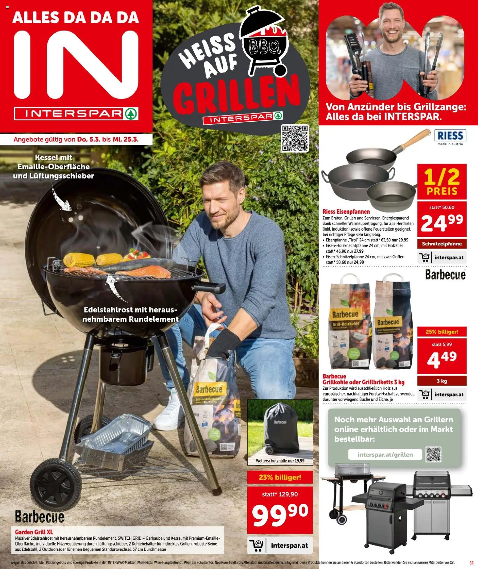 Interspar - Flugblatt gültig ab 05.03.2026 | Seite: 11 | Produkte: Grill