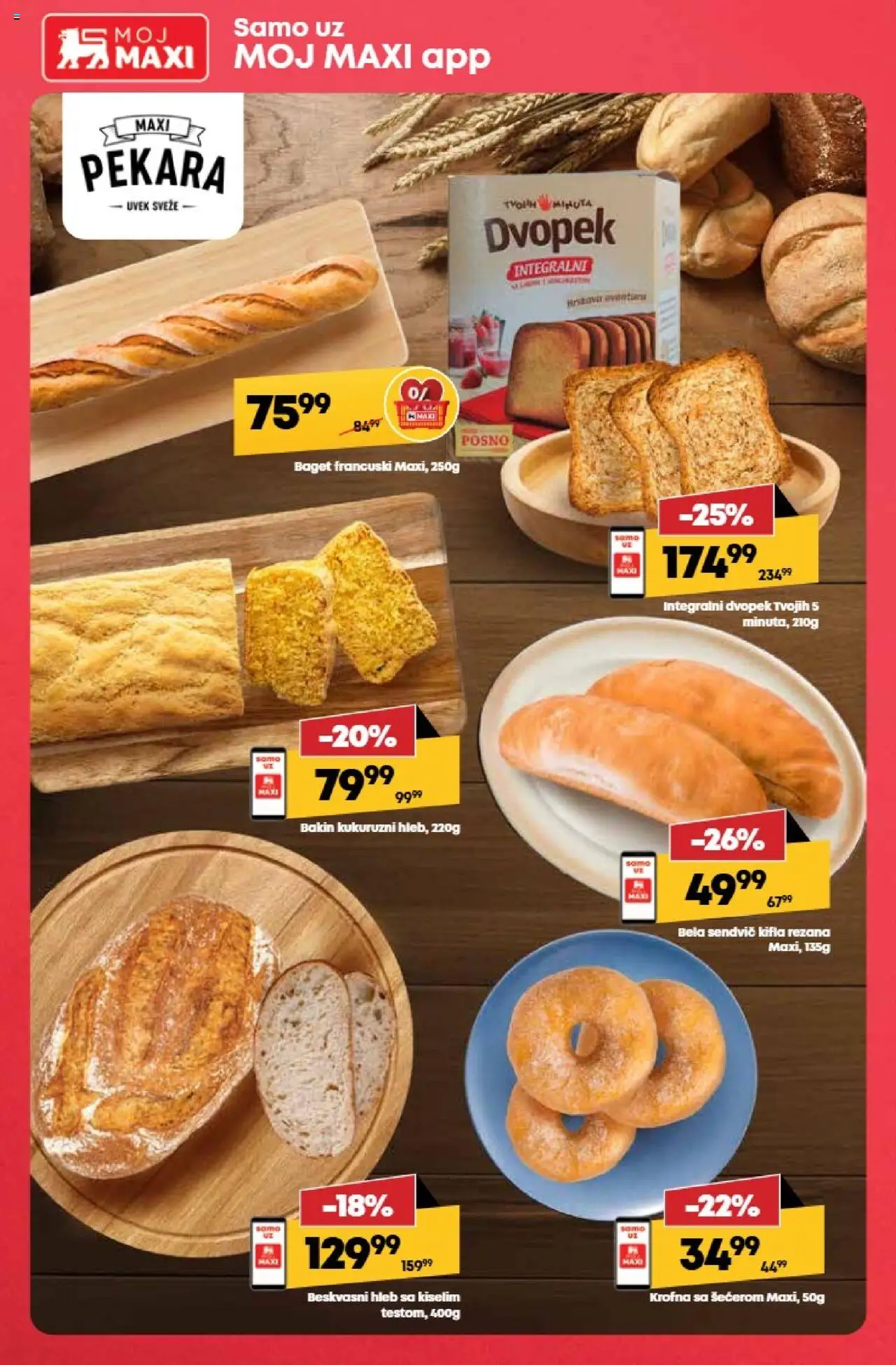 Maxi katalog - važi od 14.08.2025 | Strana: 13 | Proizvode: Pekara, Baget, Hleb