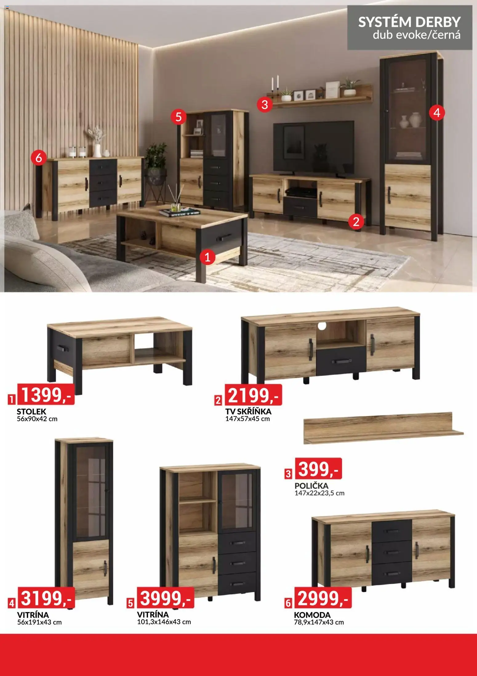 BAUMAX leták - Objevte svět nábytku od 01.04.2026 | Strana: 11 | Produkty: Polička, Tv, Vitrína, Tv skříňka