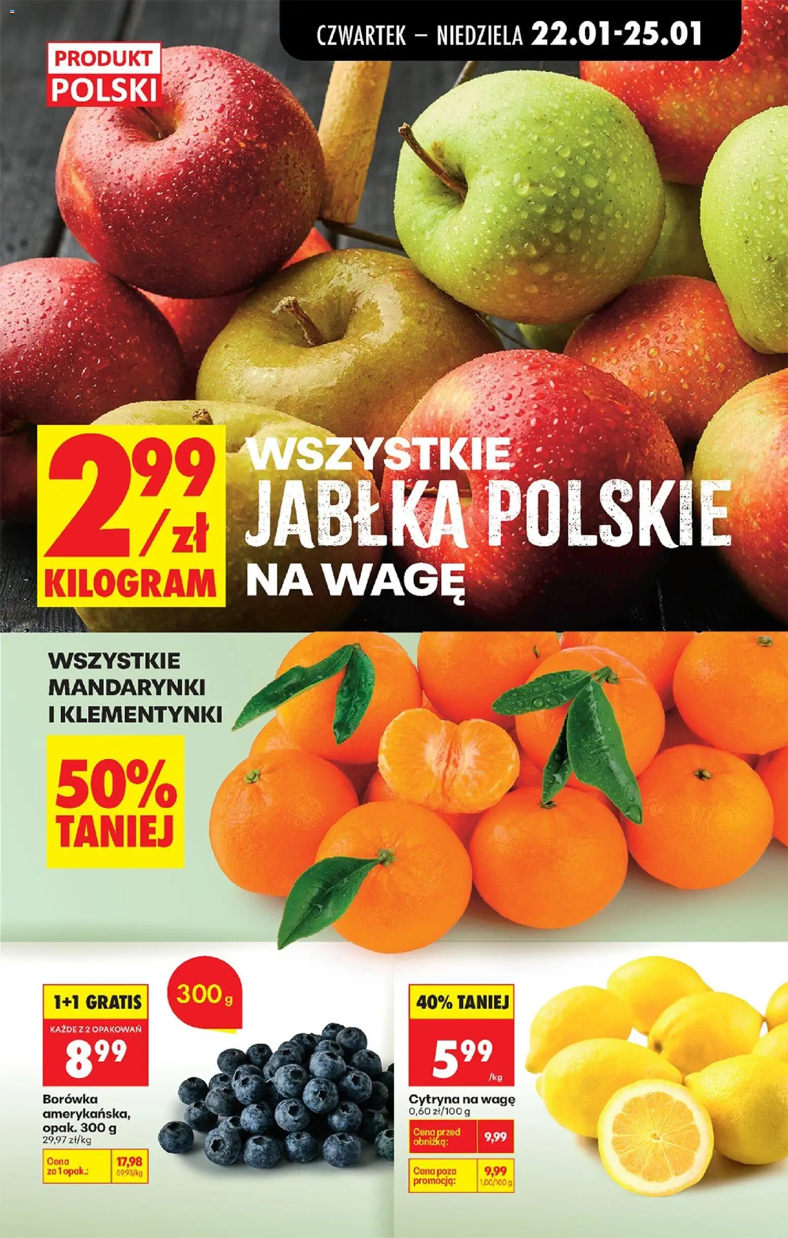 Biedronka gazetka - Oferta w tym tygodniu od 22.01.2026 | Strona: 27 | Produkty: Winogrono, Pomarańcze, Awokado