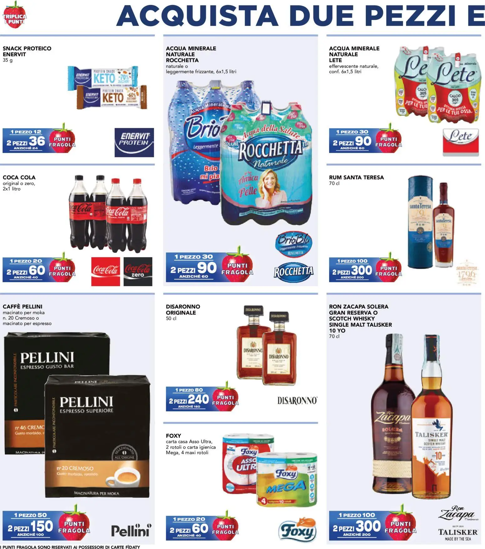 Volantino Esselunga S del 26.02.2026 | Pagina: 24 | Prodotti: Carta igienica, Rum, The, Acqua minerale